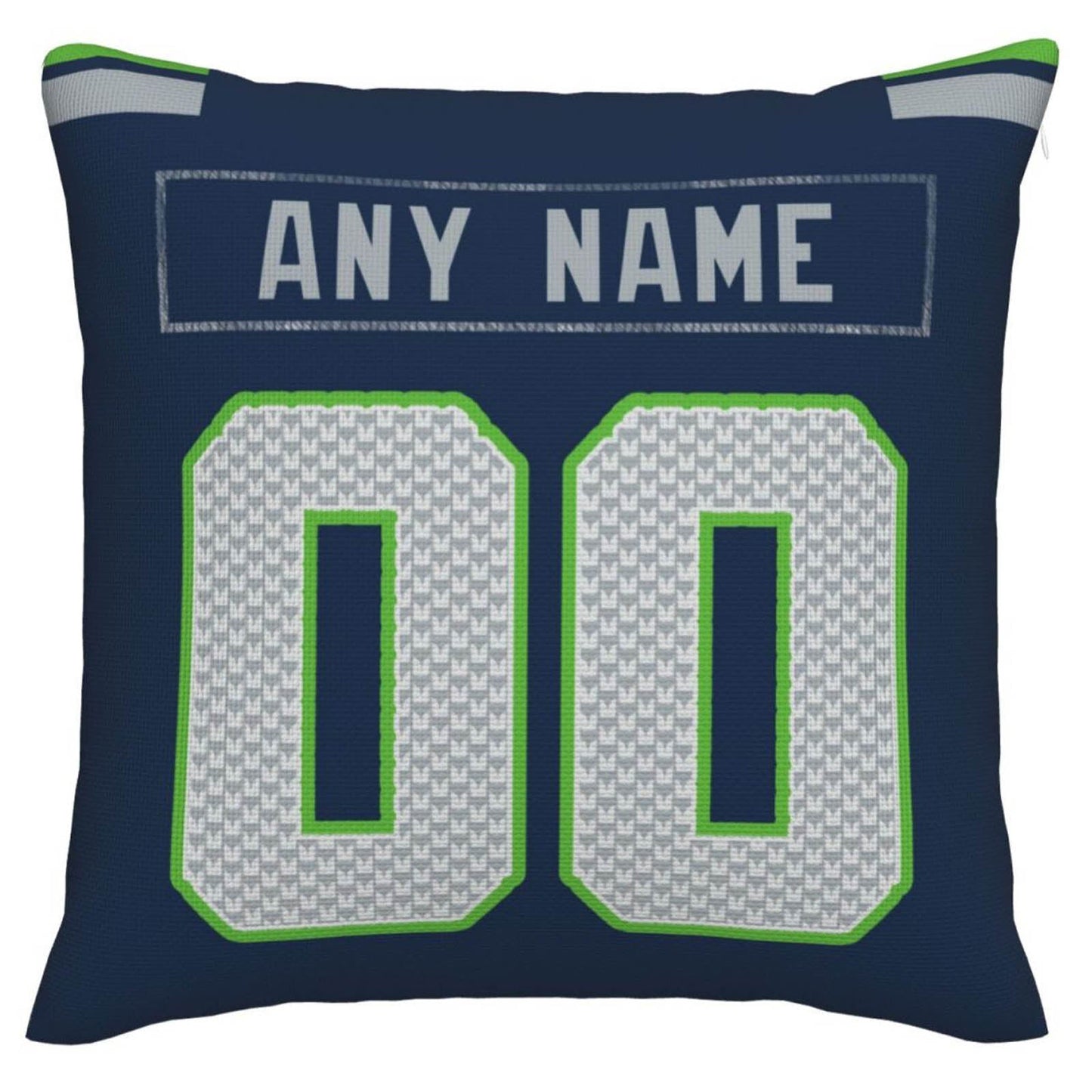 Custom S.Seahawks Pillow Decorative Throw Pillow Case - Print Personalized Football Team Fans Name & Number Birthday Gift Football Pillows