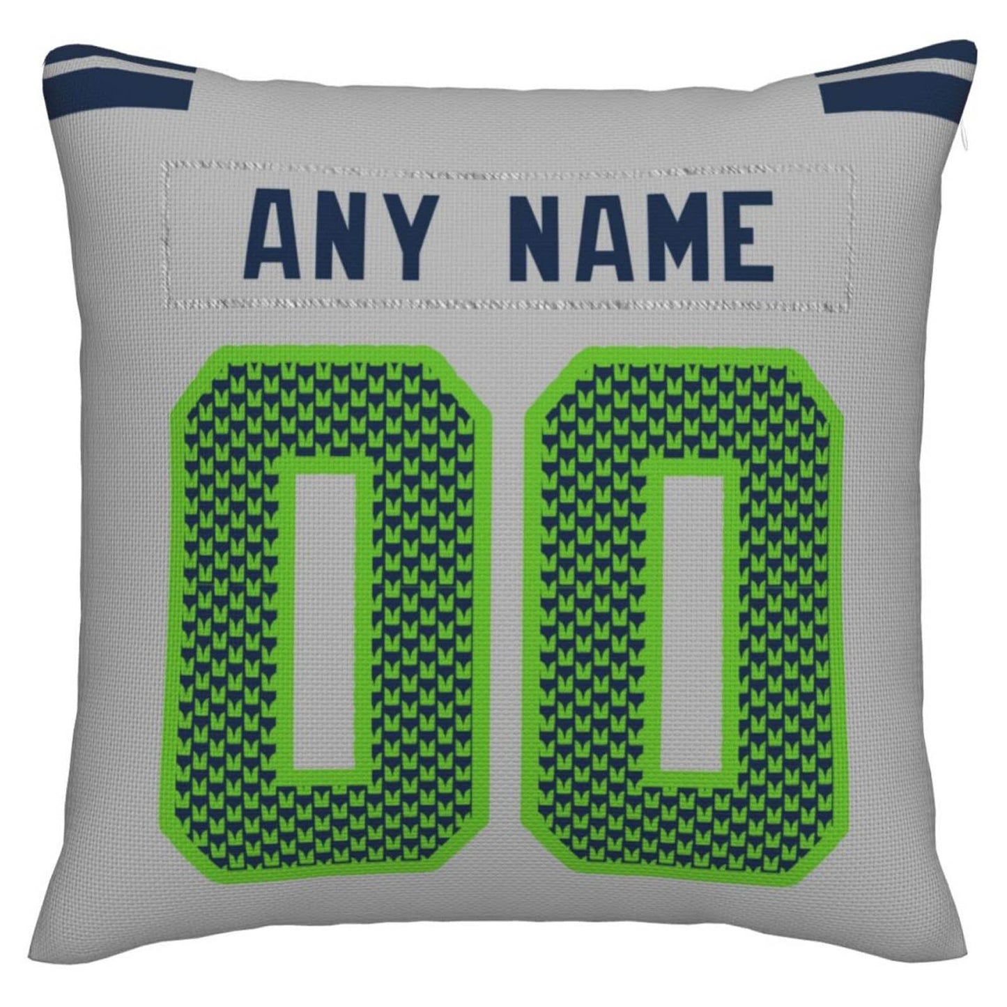 Custom S.Seahawks Pillow Decorative Throw Pillow Case - Print Personalized Football Team Fans Name & Number Birthday Gift Football Pillows