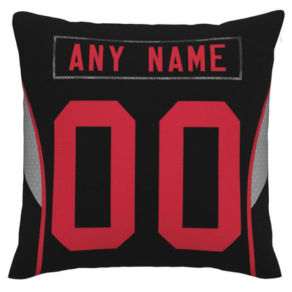 Custom San Francisco 49ers Pillow Decorative Throw Pillow Case - Print Personalized Football Team Fans Name & Number Birthday Gift Football Pillows