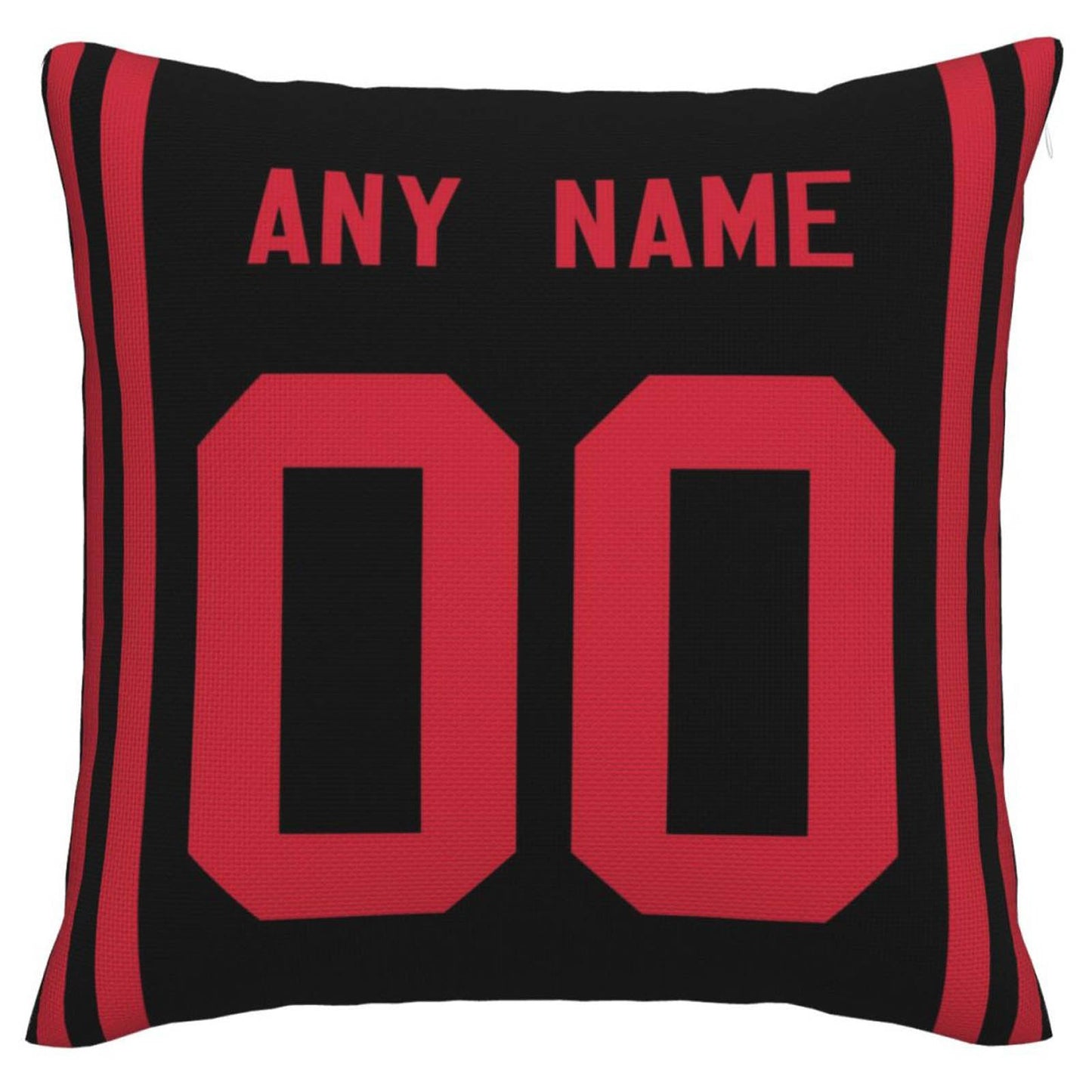 Custom San Francisco 49ers Pillow Decorative Throw Pillow Case - Print Personalized Football Team Fans Name & Number Birthday Gift Football Pillows