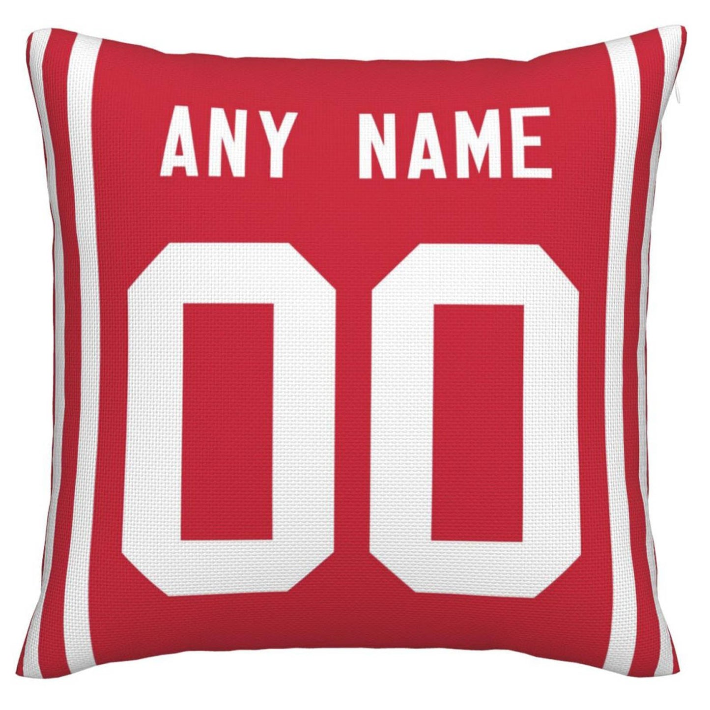 Custom San Francisco 49ers Pillow Decorative Throw Pillow Case - Print Personalized Football Team Fans Name & Number Birthday Gift Football Pillows