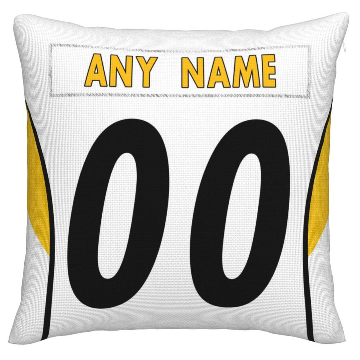 Custom Pittsburgh Steelers Pillow Decorative Throw Pillow Case - Print Personalized Football Team Fans Name & Number Birthday Gift Football Pillows