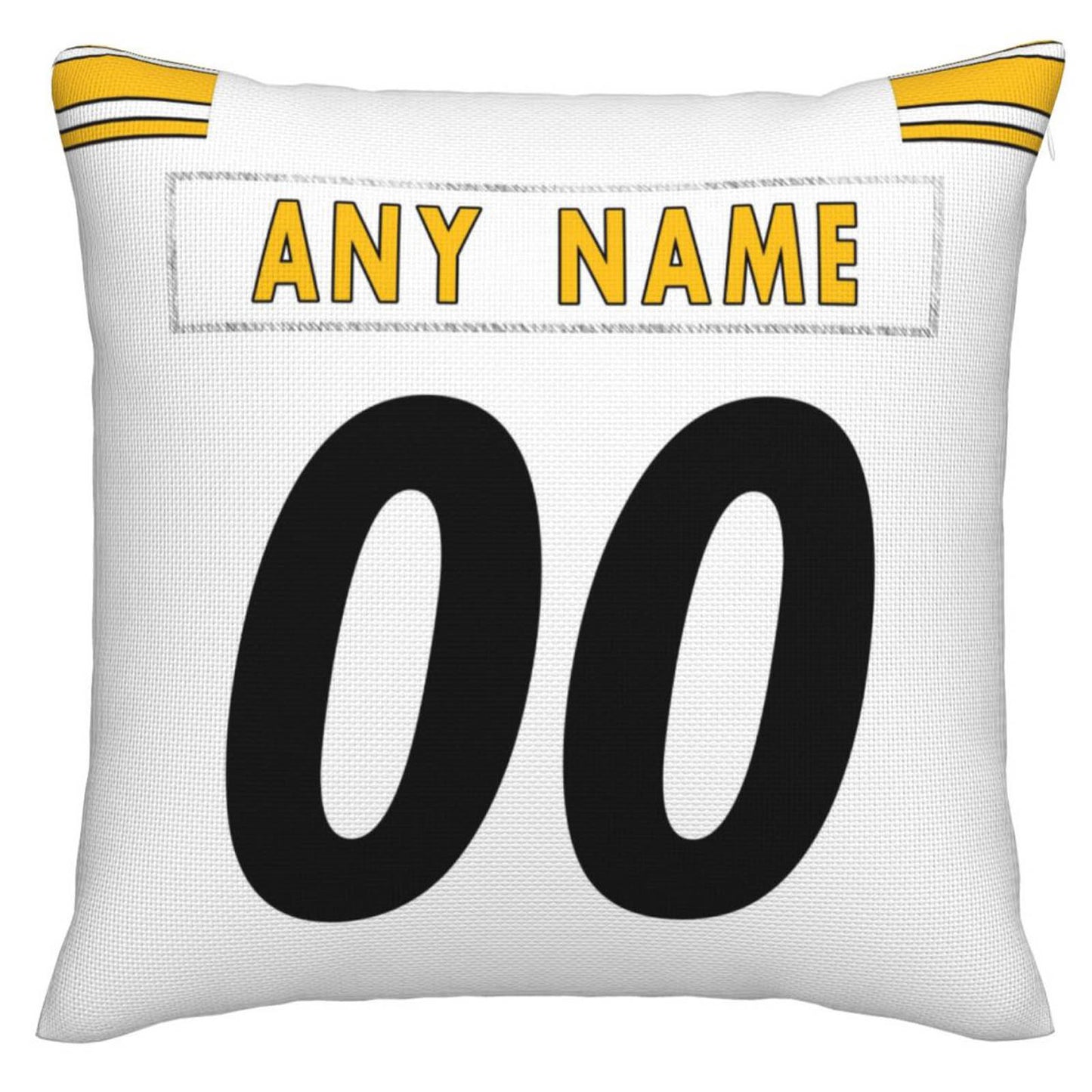 Custom Pittsburgh Steelers Pillow Decorative Throw Pillow Case - Print Personalized Football Team Fans Name & Number Birthday Gift Football Pillows