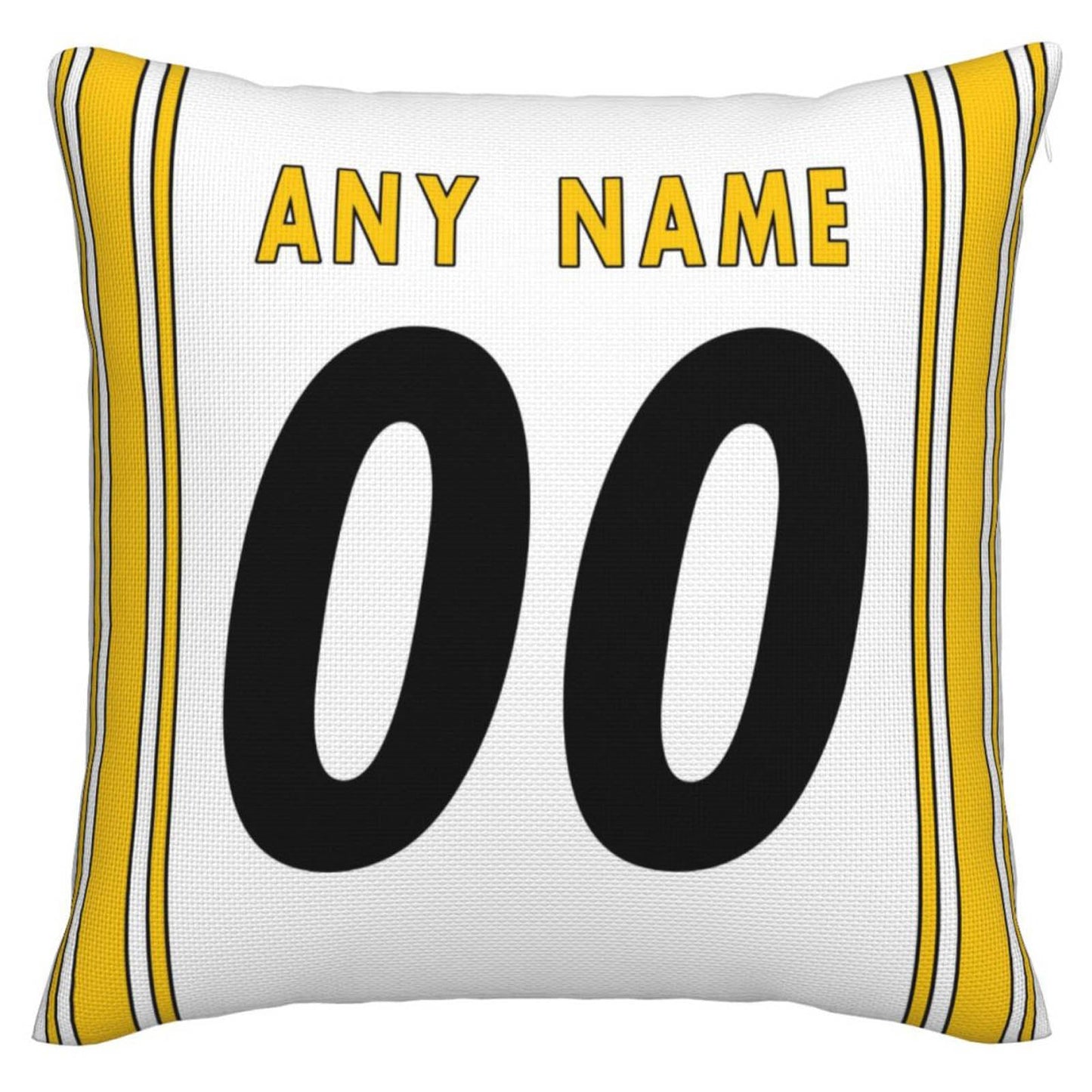 Custom Pittsburgh Steelers Pillow Decorative Throw Pillow Case - Print Personalized Football Team Fans Name & Number Birthday Gift Football Pillows