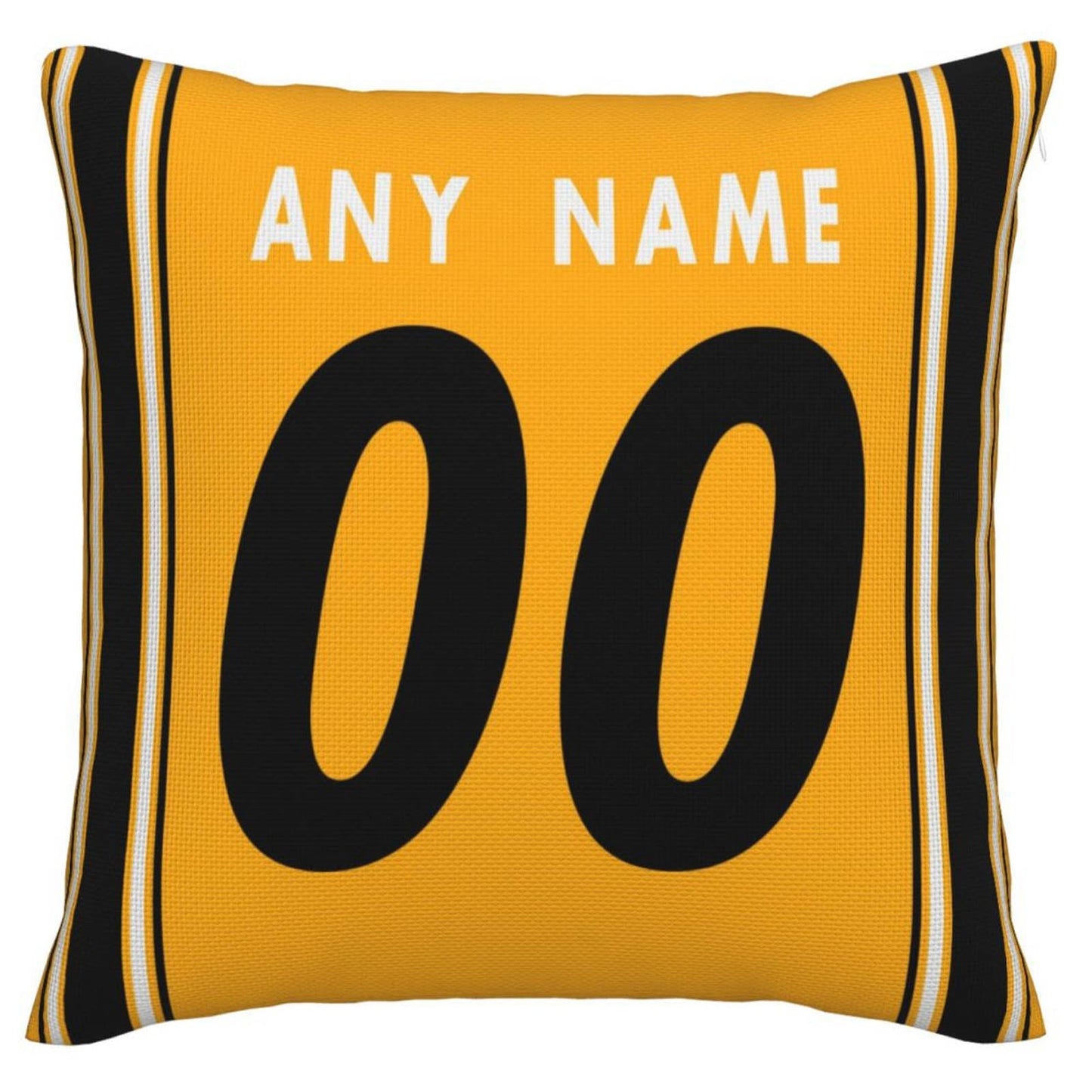 Custom Pittsburgh Steelers Pillow Decorative Throw Pillow Case - Print Personalized Football Team Fans Name & Number Birthday Gift Football Pillows