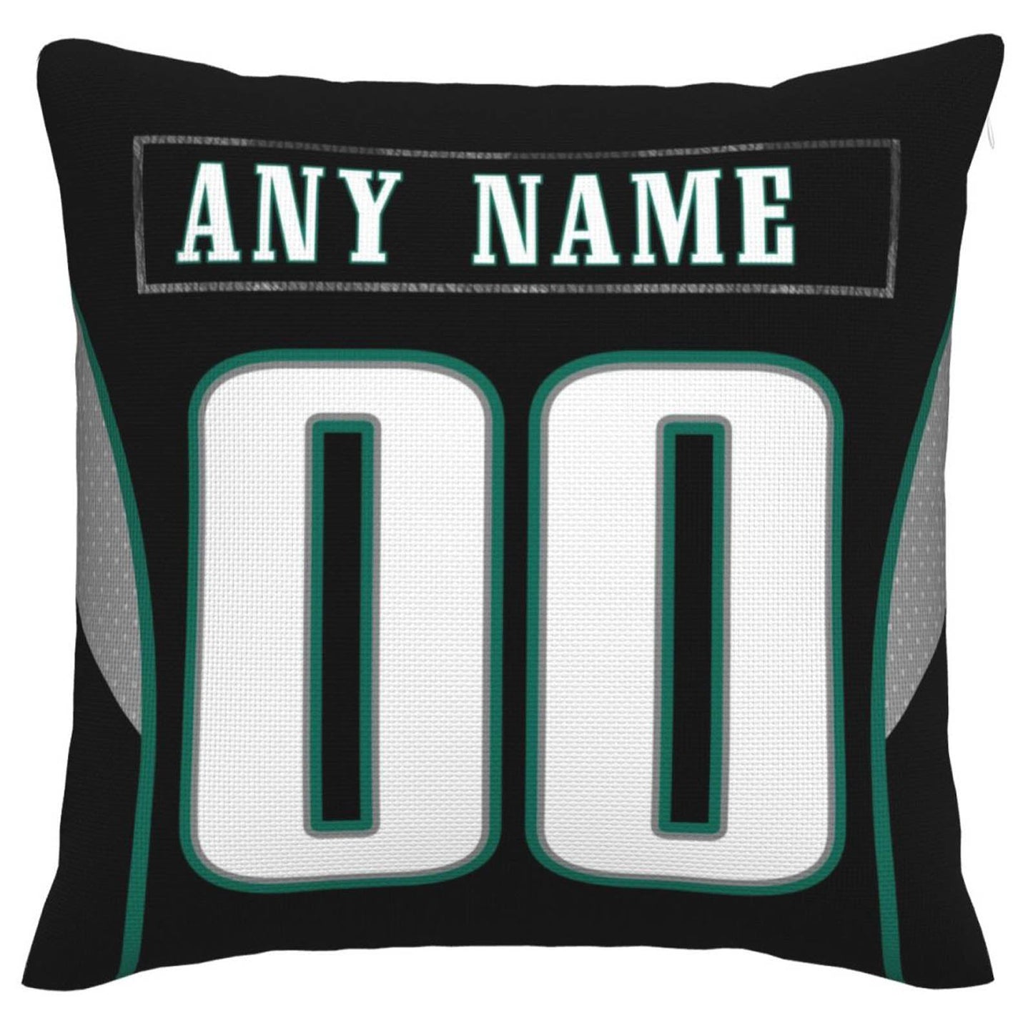 Custom Philadelphia Eagles Pillow Decorative Throw Pillow Case - Print Personalized Football Team Fans Name & Number Birthday Gift Football Pillows