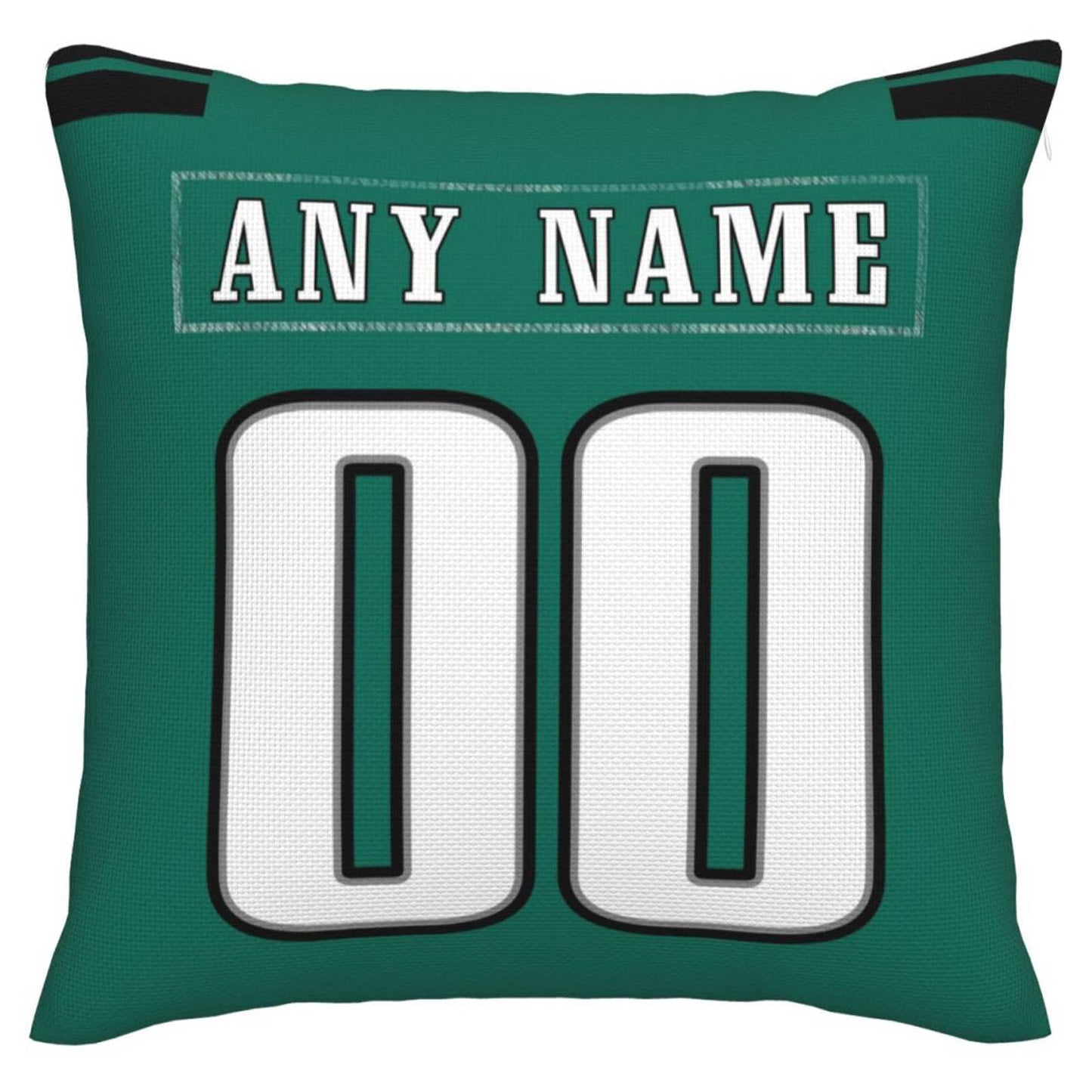 Custom Philadelphia Eagles Pillow Decorative Throw Pillow Case - Print Personalized Football Team Fans Name & Number Birthday Gift Football Pillows