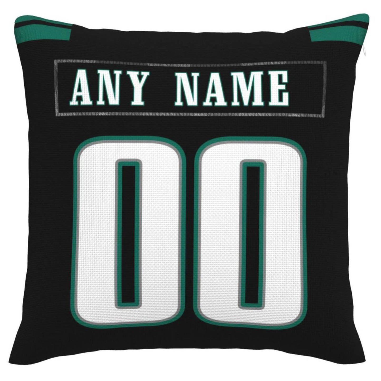 Custom Philadelphia Eagles Pillow Decorative Throw Pillow Case - Print Personalized Football Team Fans Name & Number Birthday Gift Football Pillows