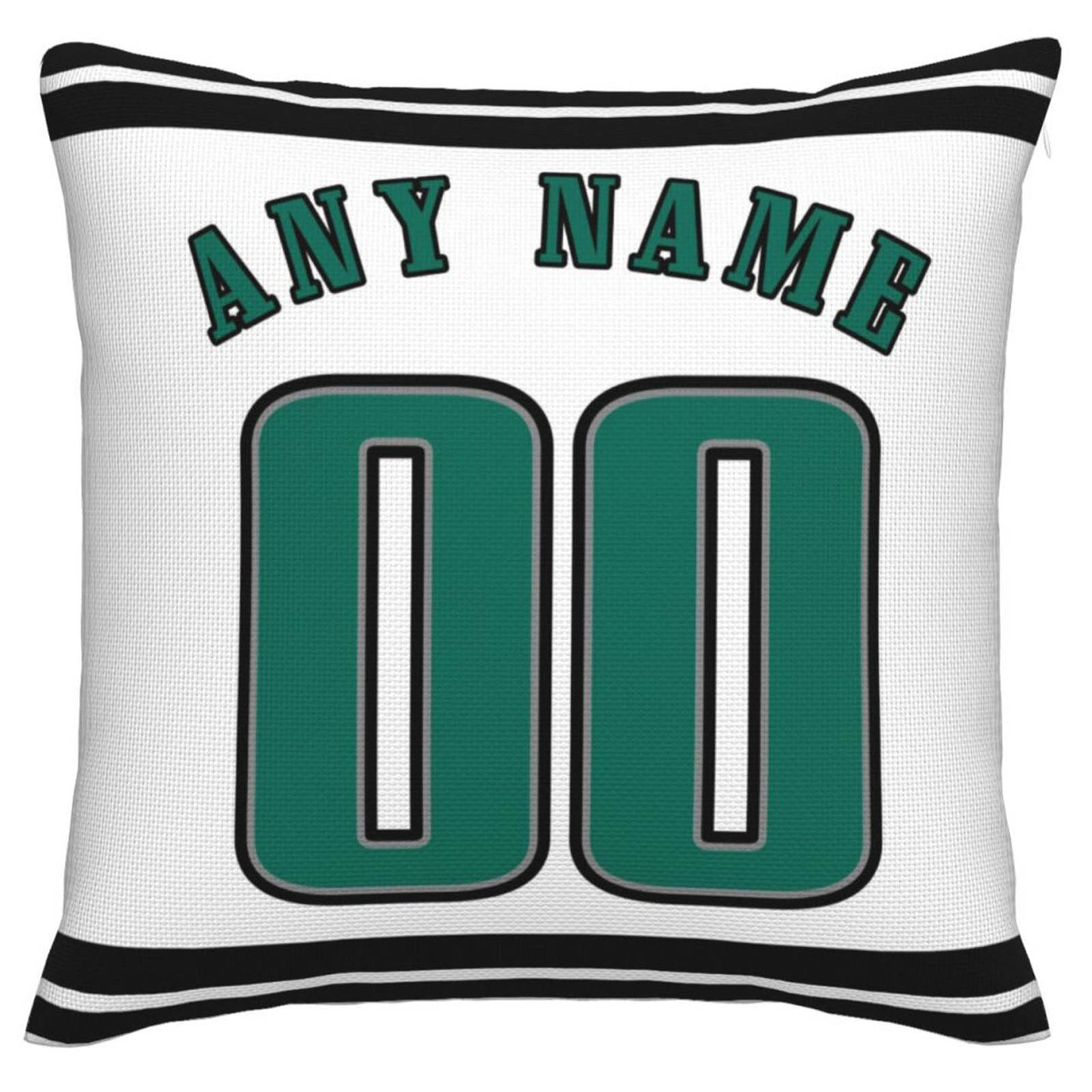 Custom Philadelphia Eagles Pillow Decorative Throw Pillow Case - Print Personalized Football Team Fans Name & Number Birthday Gift Football Pillows