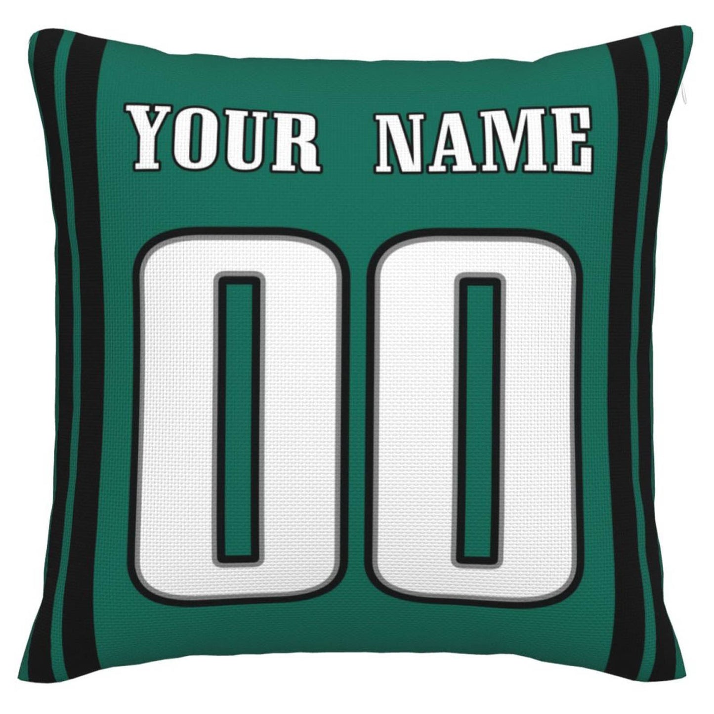 Custom Philadelphia Eagles Pillow Decorative Throw Pillow Case - Print Personalized Football Team Fans Name & Number Birthday Gift Football Pillows