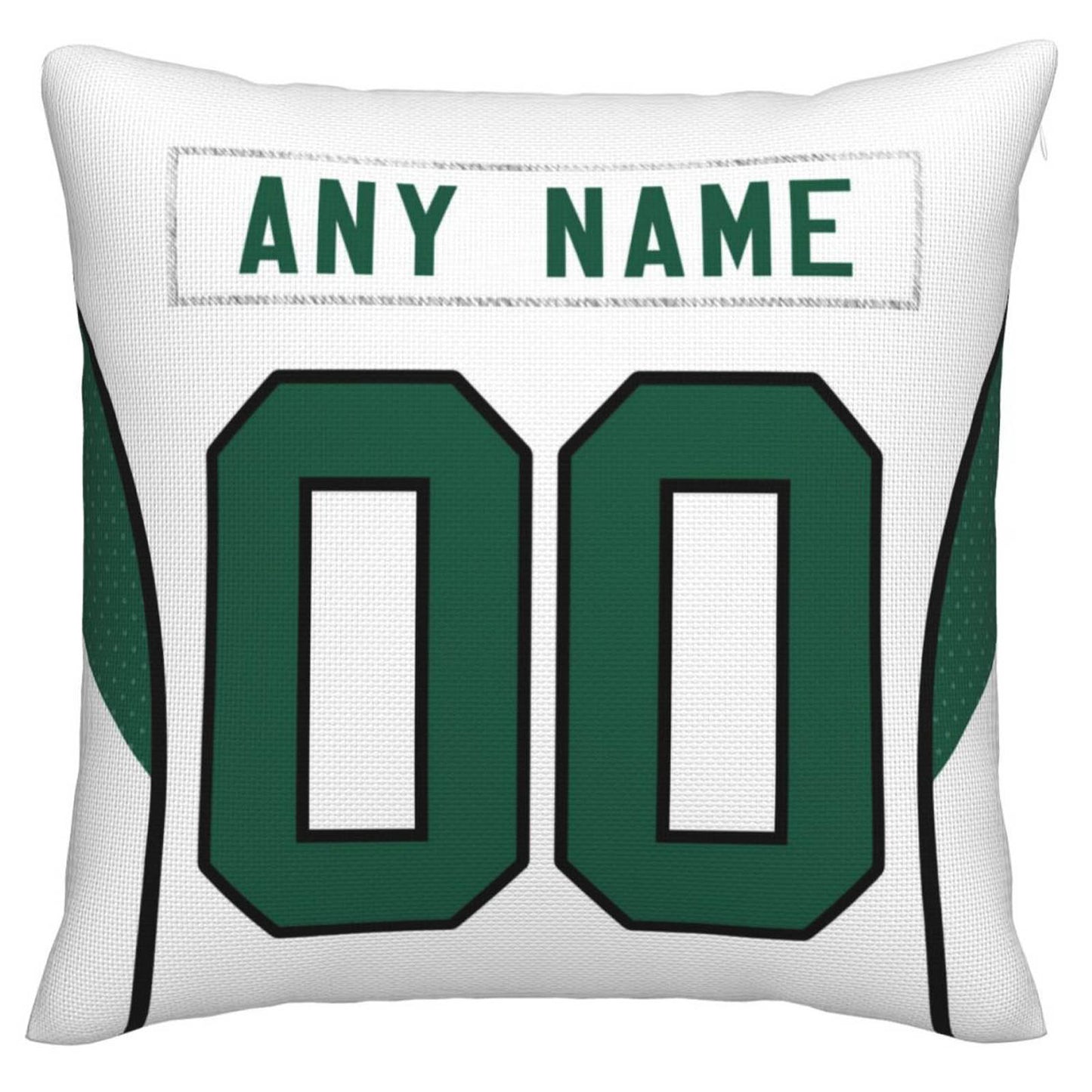 Custom New York Jets Pillow Decorative Throw Pillow Case - Print Personalized Football Team Fans Name & Number Birthday Gift Football Pillows