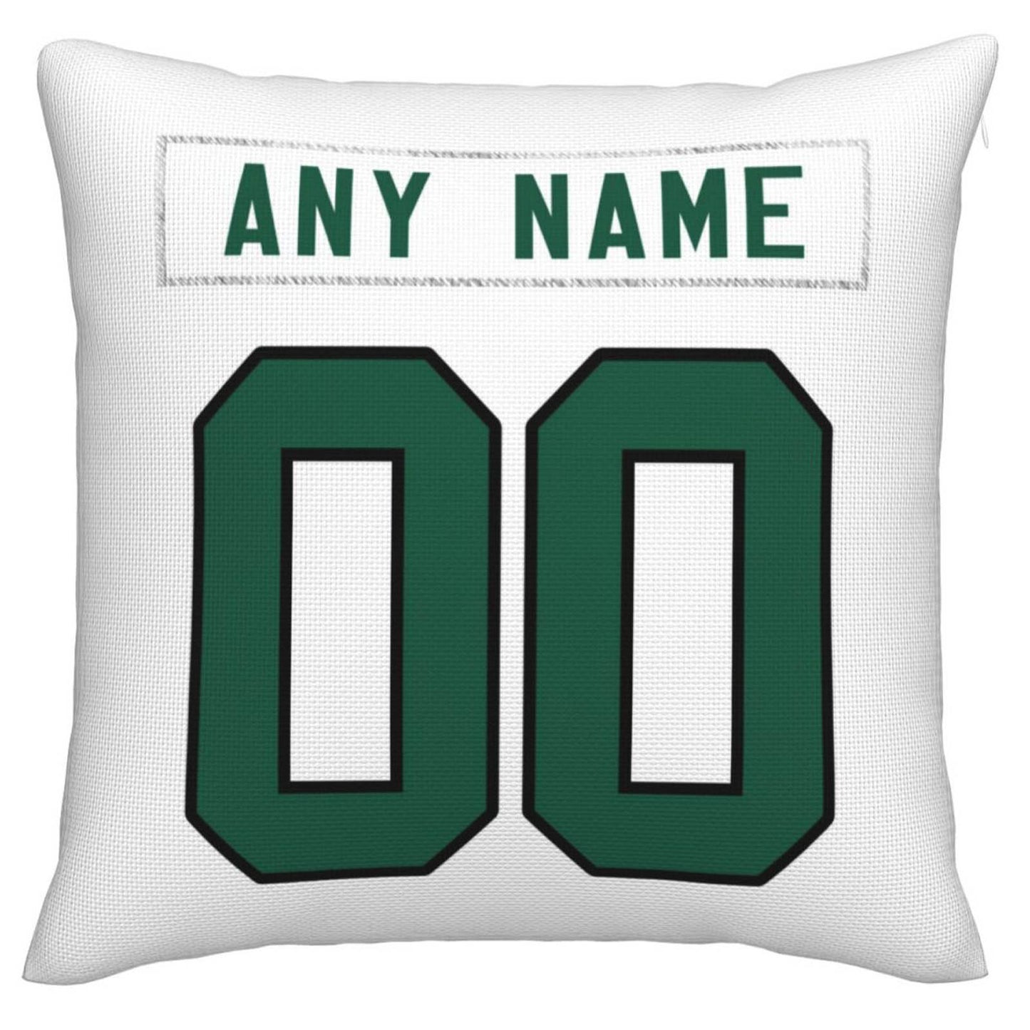 Custom New York Jets Pillow Decorative Throw Pillow Case - Print Personalized Football Team Fans Name & Number Birthday Gift Football Pillows