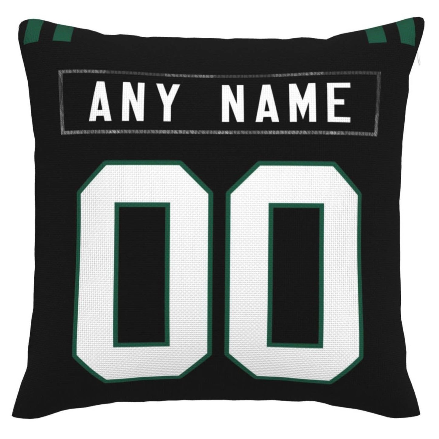 Custom New York Jets Pillow Decorative Throw Pillow Case - Print Personalized Football Team Fans Name & Number Birthday Gift Football Pillows