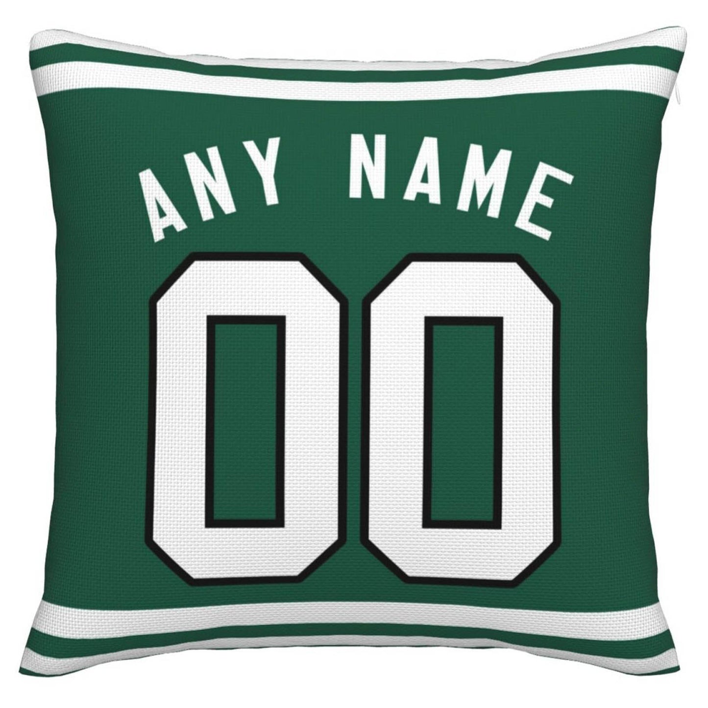 Custom New York Jets Pillow Decorative Throw Pillow Case - Print Personalized Football Team Fans Name & Number Birthday Gift Football Pillows