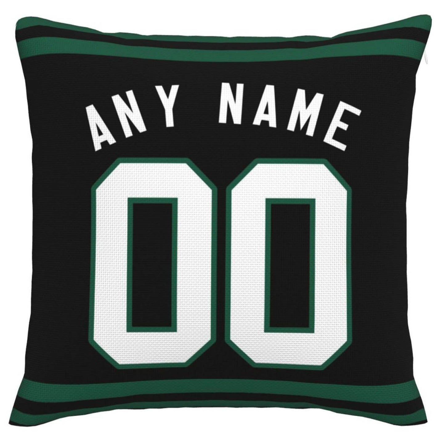 Custom New York Jets Pillow Decorative Throw Pillow Case - Print Personalized Football Team Fans Name & Number Birthday Gift Football Pillows