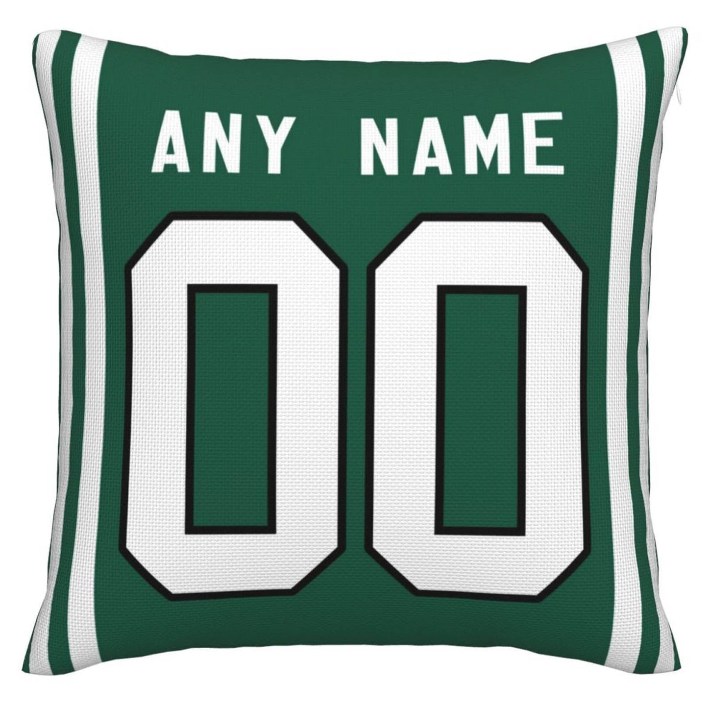 Custom New York Jets Pillow Decorative Throw Pillow Case - Print Personalized Football Team Fans Name & Number Birthday Gift Football Pillows