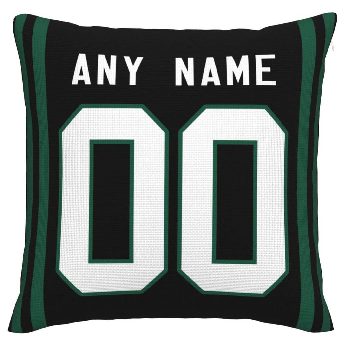 Custom New York Jets Pillow Decorative Throw Pillow Case - Print Personalized Football Team Fans Name & Number Birthday Gift Football Pillows