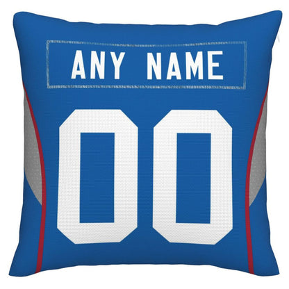 Custom NY.Giants Pillow Decorative Throw Pillow Case - Print Personalized Football Team Fans Name & Number Birthday Gift Football Pillows