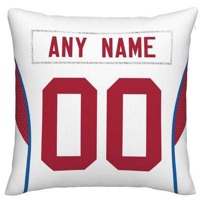 Custom NY.Giants Pillow Decorative Throw Pillow Case - Print Personalized Football Team Fans Name & Number Birthday Gift Football Pillows