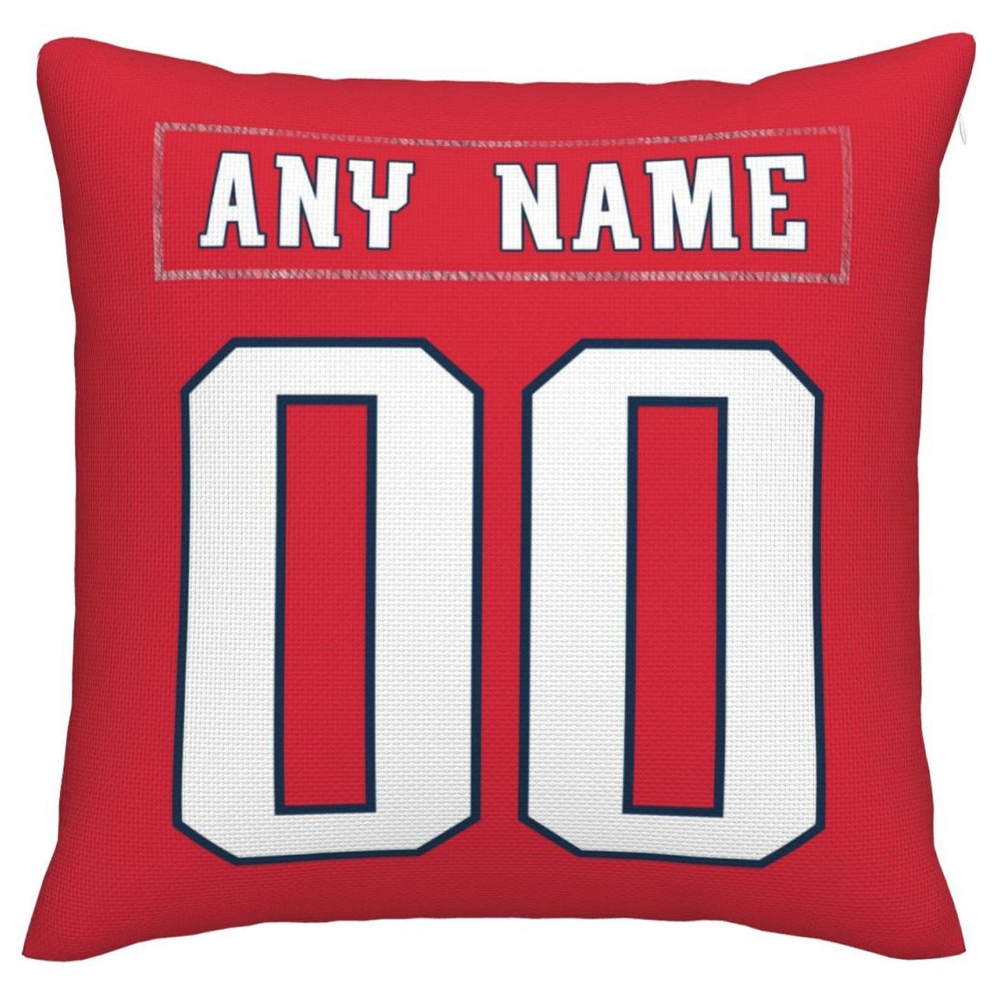 Custom New England Patriots Pillow Decorative Throw Pillow Case - Print Personalized Football Team Fans Name & Number Birthday Gift Football Pillows