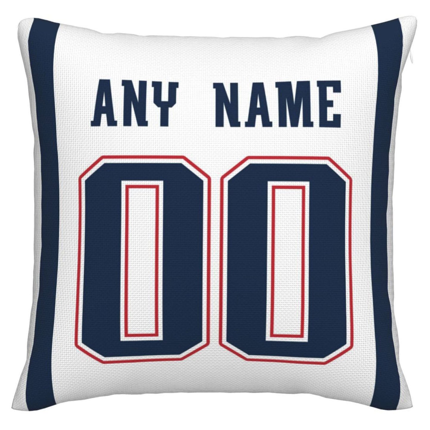 Custom New England Patriots Pillow Decorative Throw Pillow Case - Print Personalized Football Team Fans Name & Number Birthday Gift Football Pillows