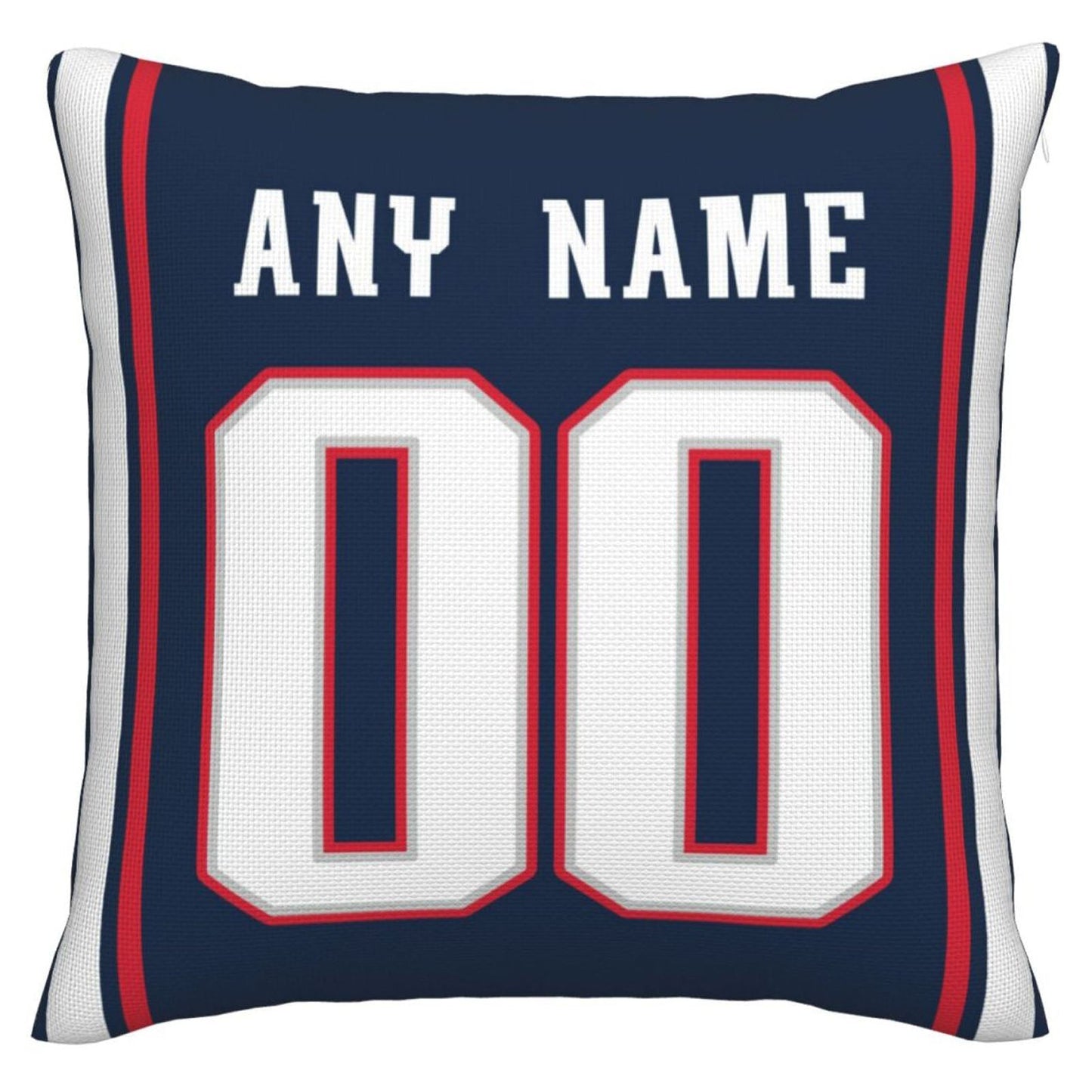 Custom New England Patriots Pillow Decorative Throw Pillow Case - Print Personalized Football Team Fans Name & Number Birthday Gift Football Pillows