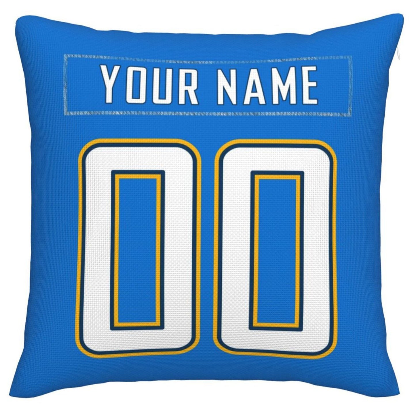 Custom LA.Chargers Pillow Decorative Throw Pillow Case - Print Personalized Football Team Fans Name & Number Birthday Gift Football Pillows