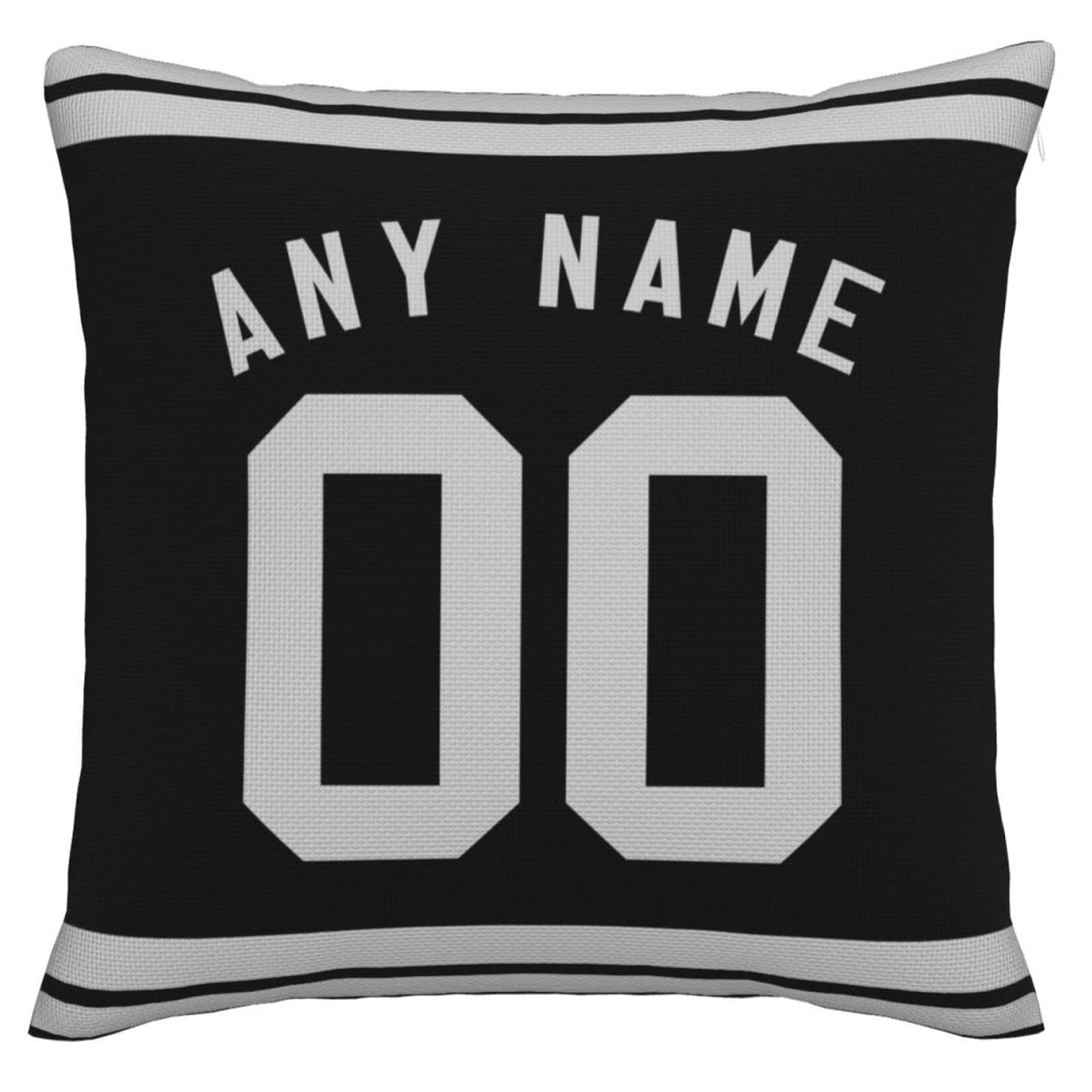 Custom L.Raiders Pillow Decorative Throw Pillow Case - Print Personalized Football Team Fans Name & Number Birthday Gift Football Pillows