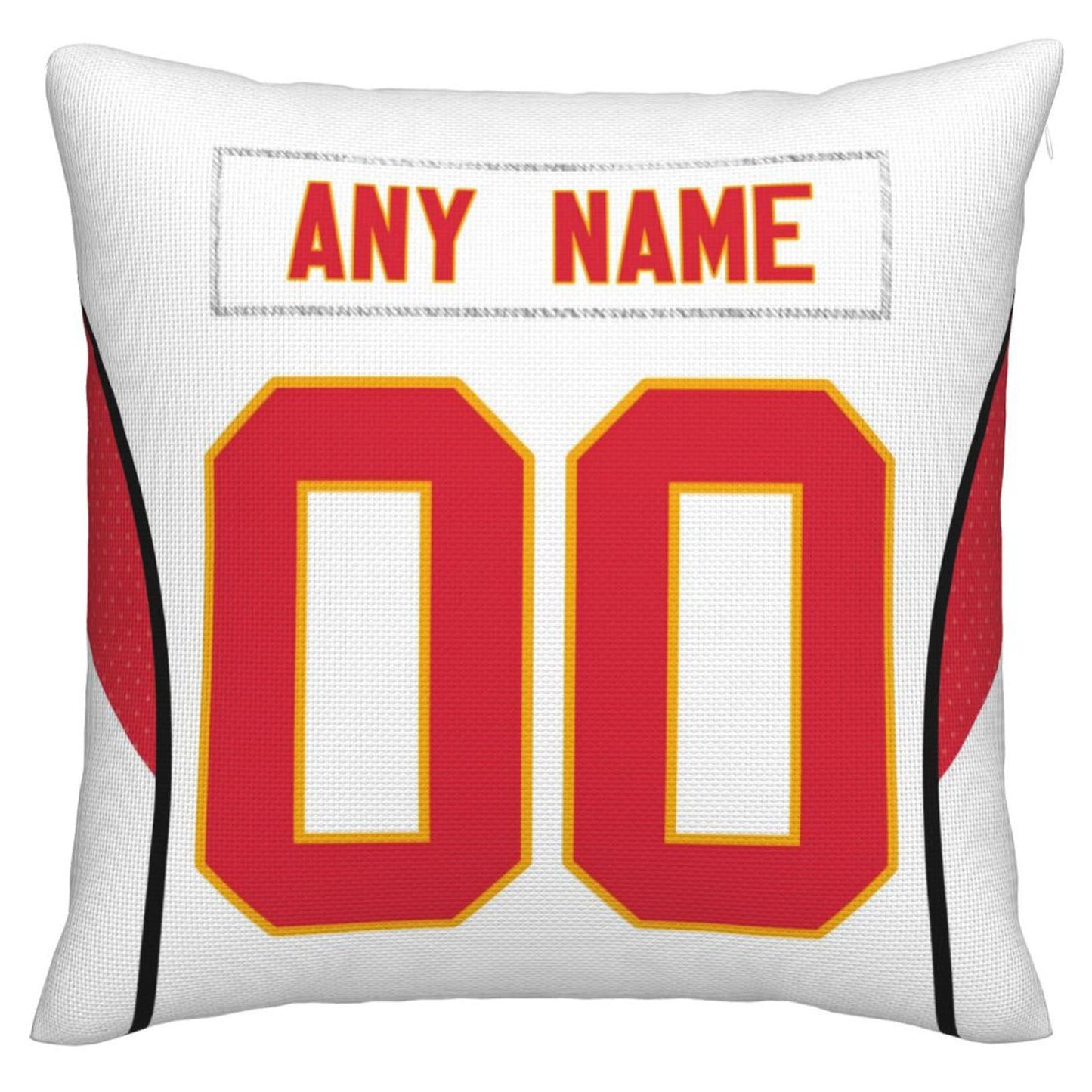 Custom  Kansas CityChiefs Pillow Decorative Throw Pillow Case - Print Personalized Football Team Fans Name & Number Birthday Gift Football Pillows