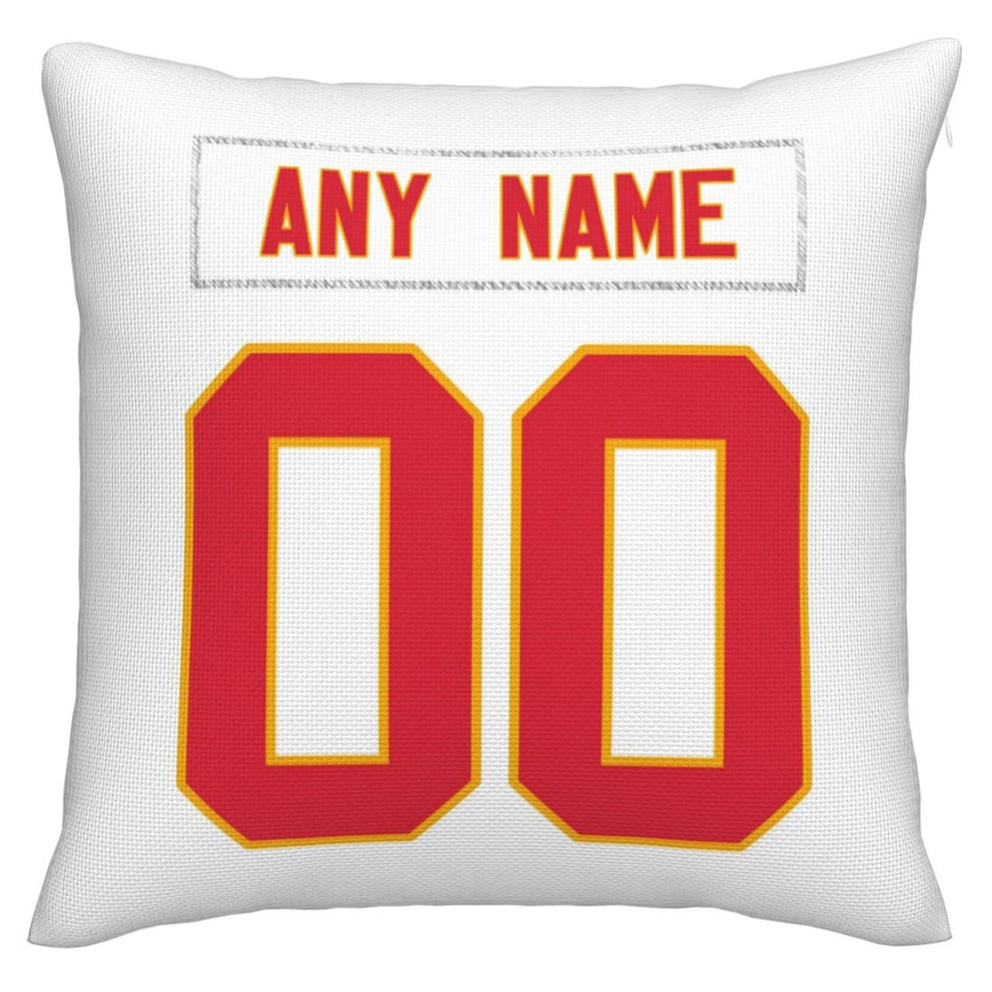 Custom  Kansas CityChiefs Pillow Decorative Throw Pillow Case - Print Personalized Football Team Fans Name & Number Birthday Gift Football Pillows