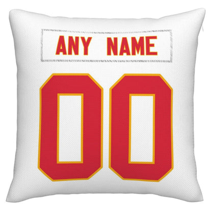 Custom  Kansas CityChiefs Pillow Decorative Throw Pillow Case - Print Personalized Football Team Fans Name & Number Birthday Gift Football Pillows