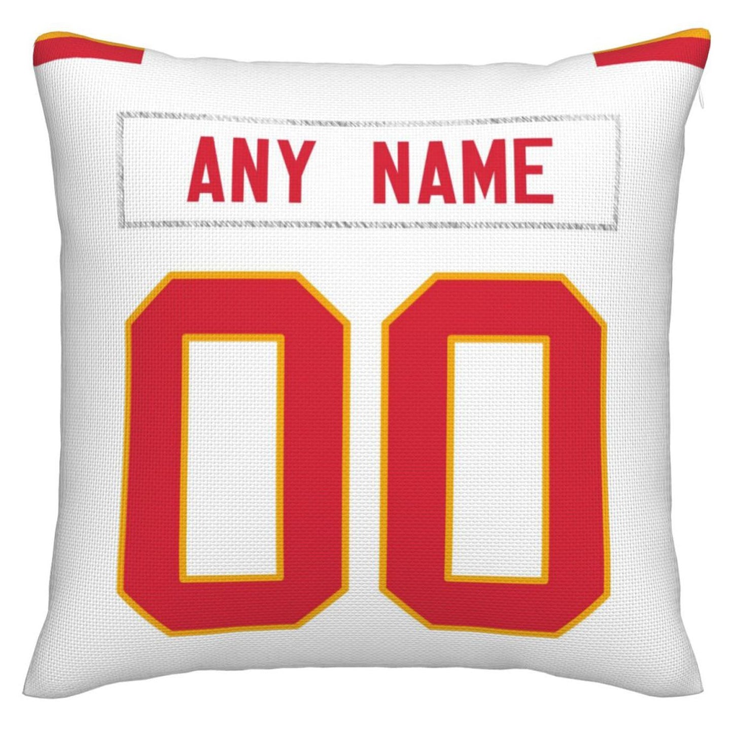 Custom  Kansas CityChiefs Pillow Decorative Throw Pillow Case - Print Personalized Football Team Fans Name & Number Birthday Gift Football Pillows