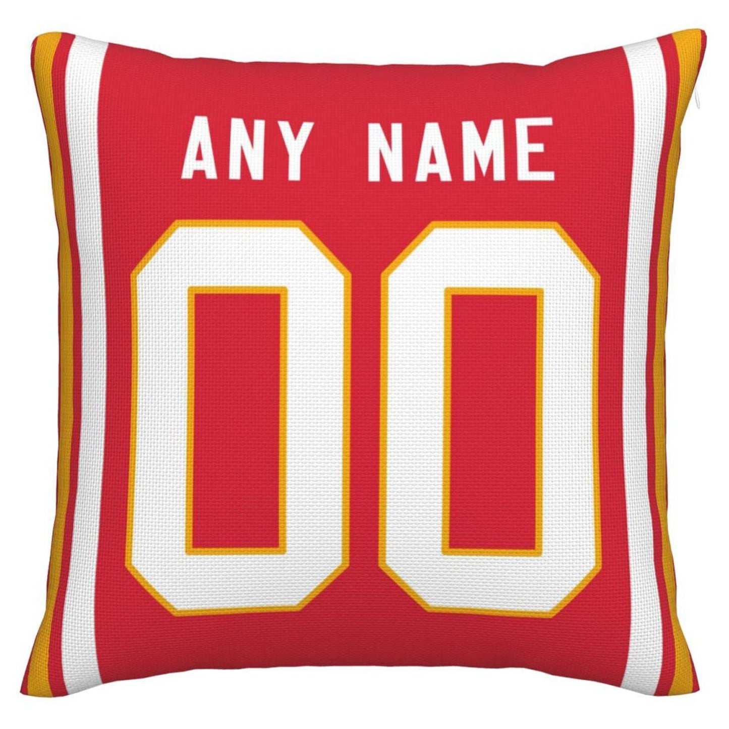 Custom  Kansas CityChiefs Pillow Decorative Throw Pillow Case - Print Personalized Football Team Fans Name & Number Birthday Gift Football Pillows