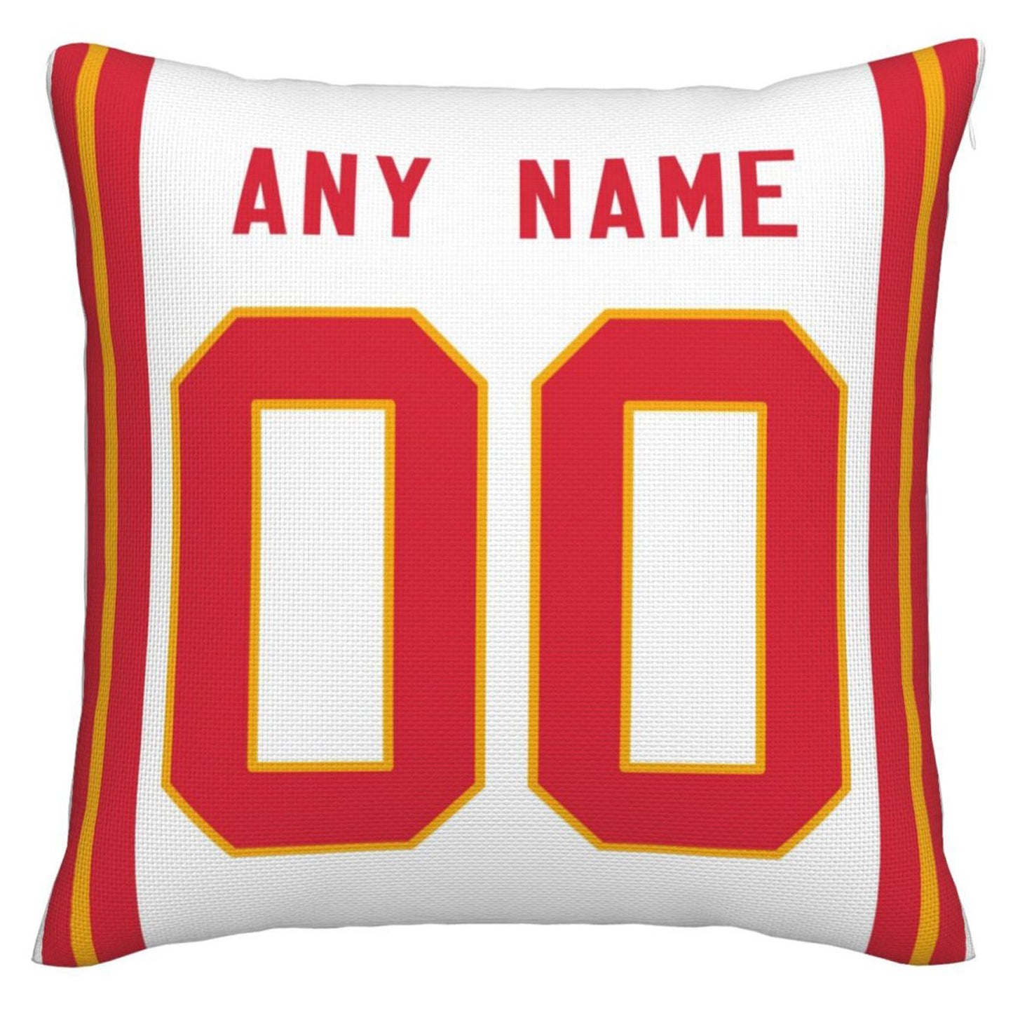 Custom  Kansas CityChiefs Pillow Decorative Throw Pillow Case - Print Personalized Football Team Fans Name & Number Birthday Gift Football Pillows