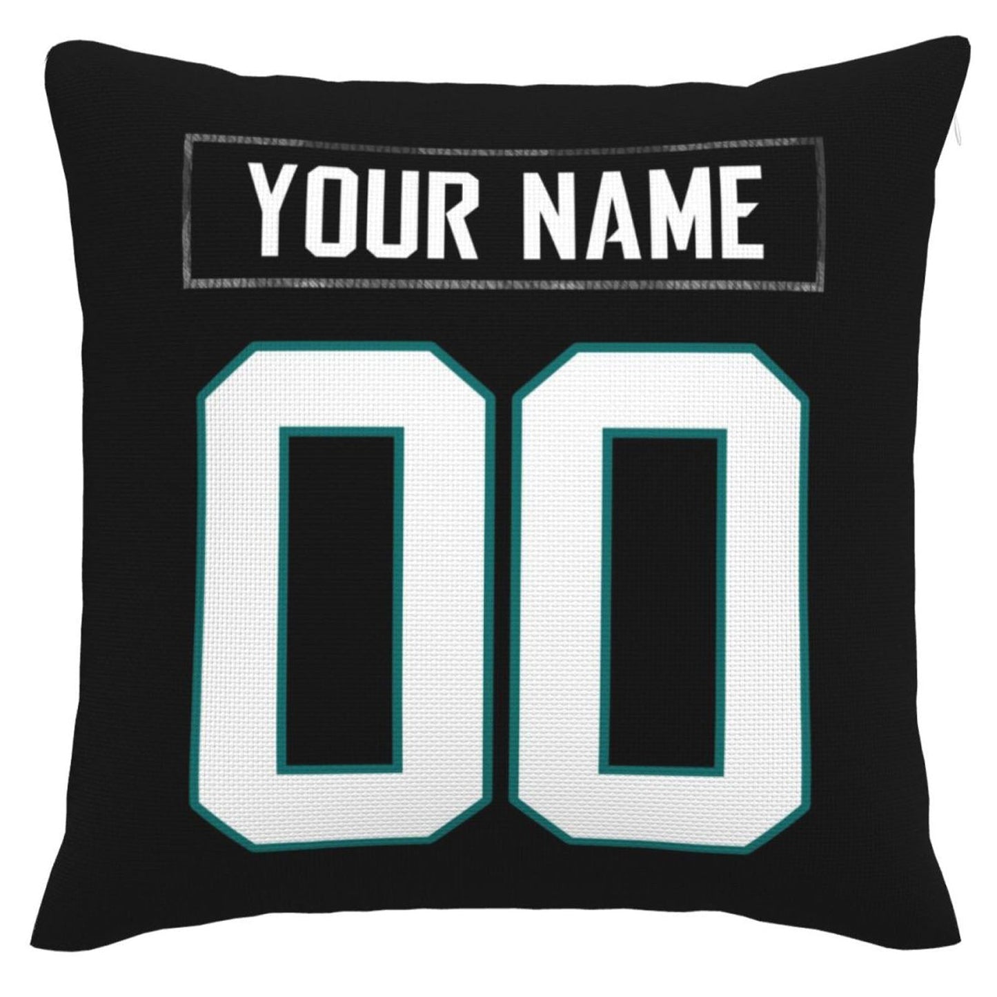 Custom J.Jaguars Pillow Decorative Throw Pillow Case - Print Personalized Football Team Fans Name & Number Birthday Gift Football Pillows