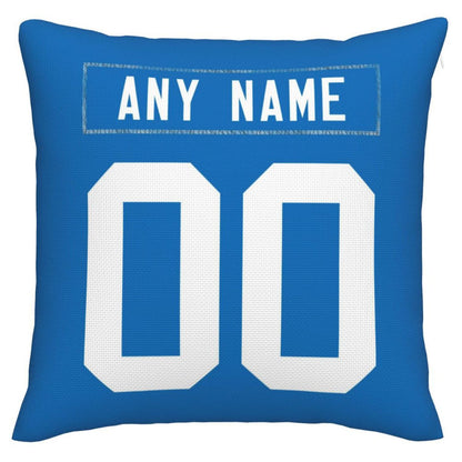 Custom IN.Colts Pillow Decorative Throw Pillow Case - Print Personalized Football Team Fans Name & Number Birthday Gift Football Pillows