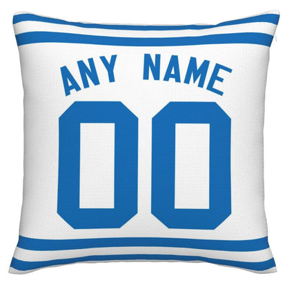 Custom IN.Colts Pillow Decorative Throw Pillow Case - Print Personalized Football Team Fans Name & Number Birthday Gift Football Pillows