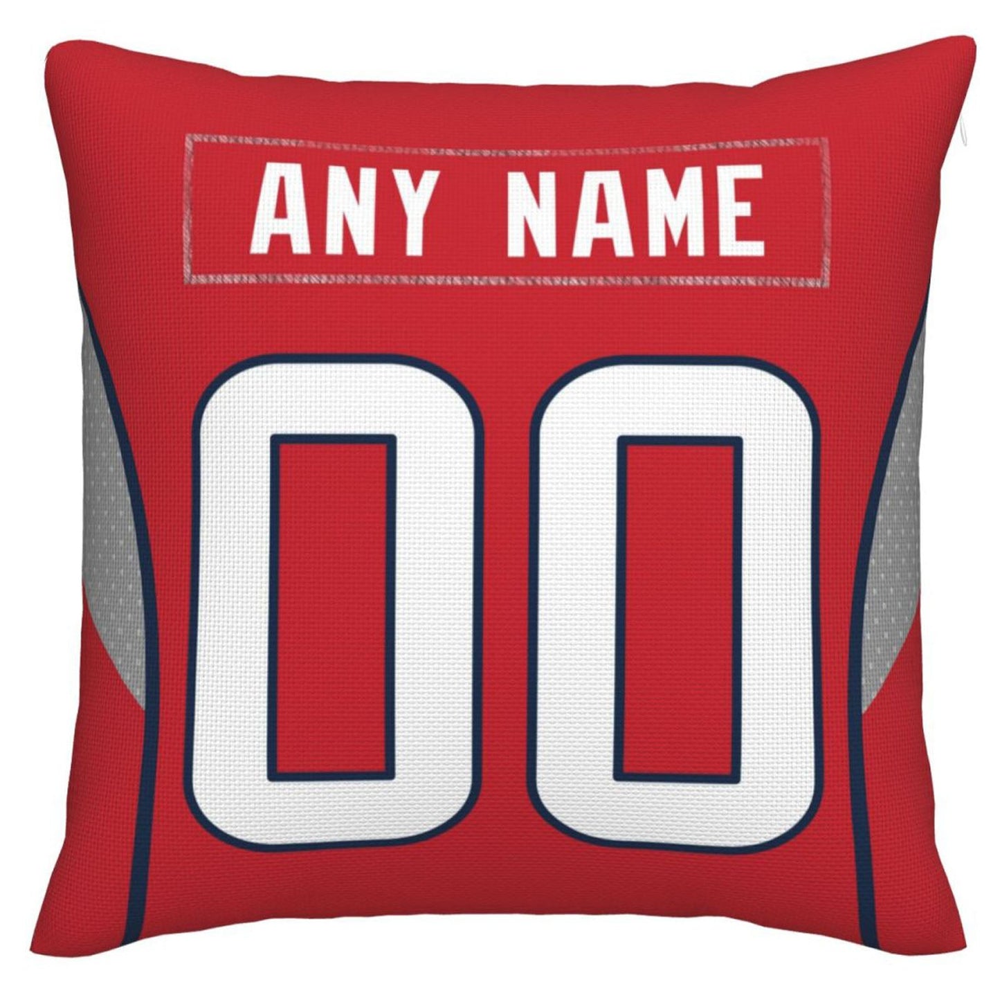 Custom H.Texans Pillow Decorative Throw Pillow Case - Print Personalized Football Team Fans Name & Number Birthday Gift Football Pillows