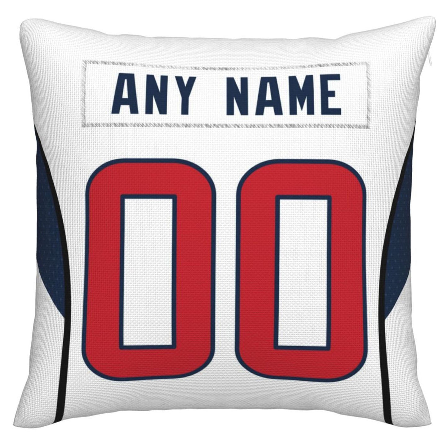 Custom H.Texans Pillow Decorative Throw Pillow Case - Print Personalized Football Team Fans Name & Number Birthday Gift Football Pillows