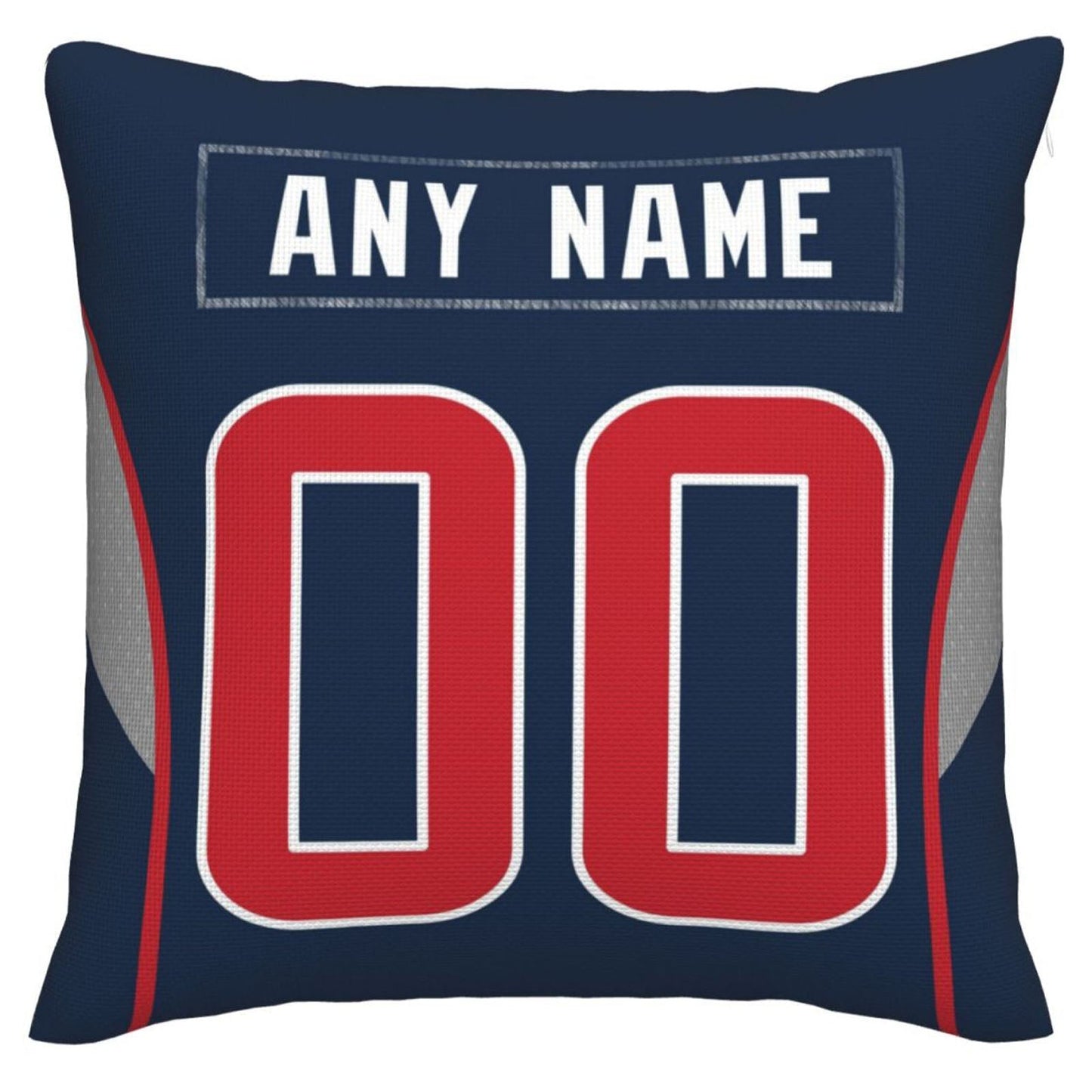 Custom H.Texans Pillow Decorative Throw Pillow Case - Print Personalized Football Team Fans Name & Number Birthday Gift Football Pillows