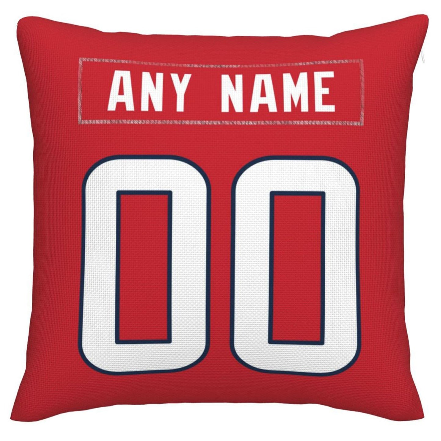 Custom H.Texans Pillow Decorative Throw Pillow Case - Print Personalized Football Team Fans Name & Number Birthday Gift Football Pillows