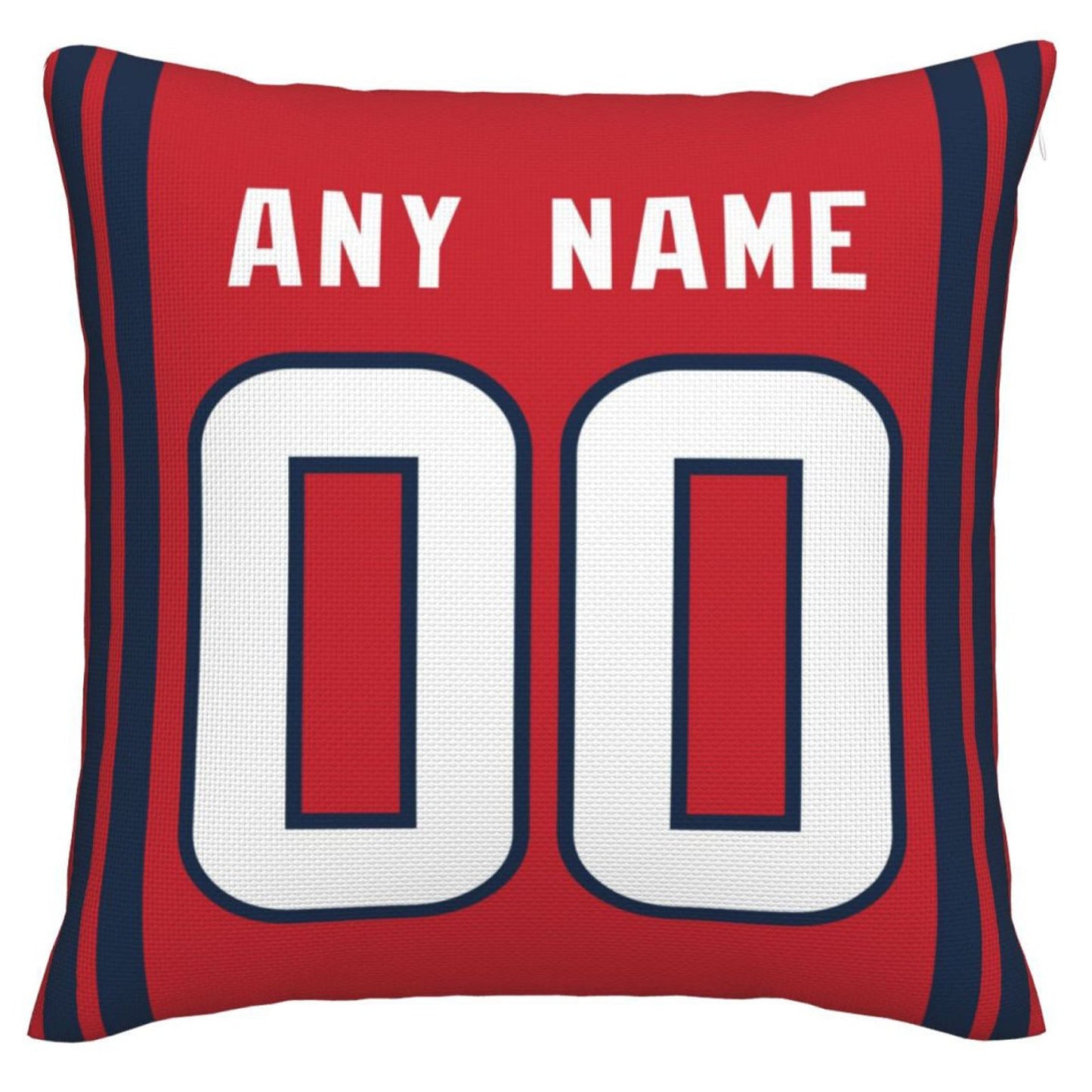 Custom H.Texans Pillow Decorative Throw Pillow Case - Print Personalized Football Team Fans Name & Number Birthday Gift Football Pillows