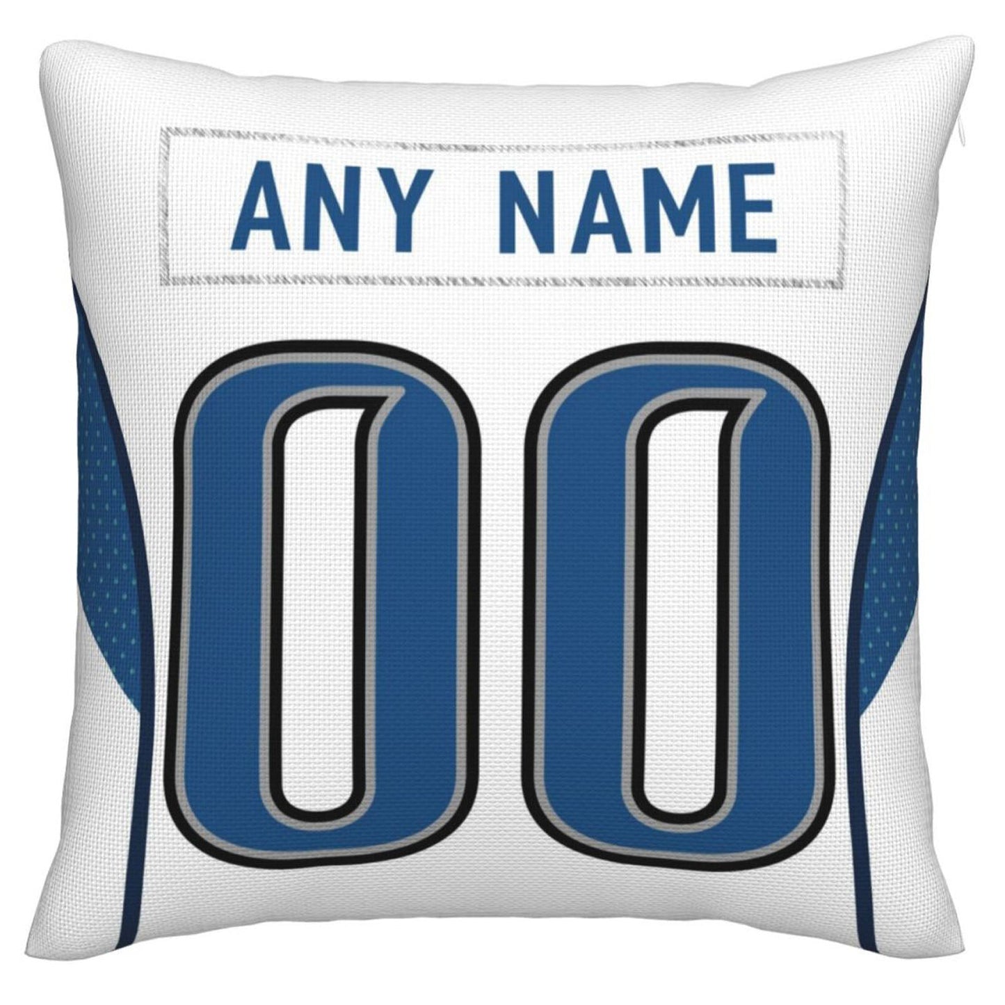 Custom Detroit Lions Pillow Decorative Throw Pillow Case - Print Personalized Football Team Fans Name & Number Birthday Gift Football Pillows