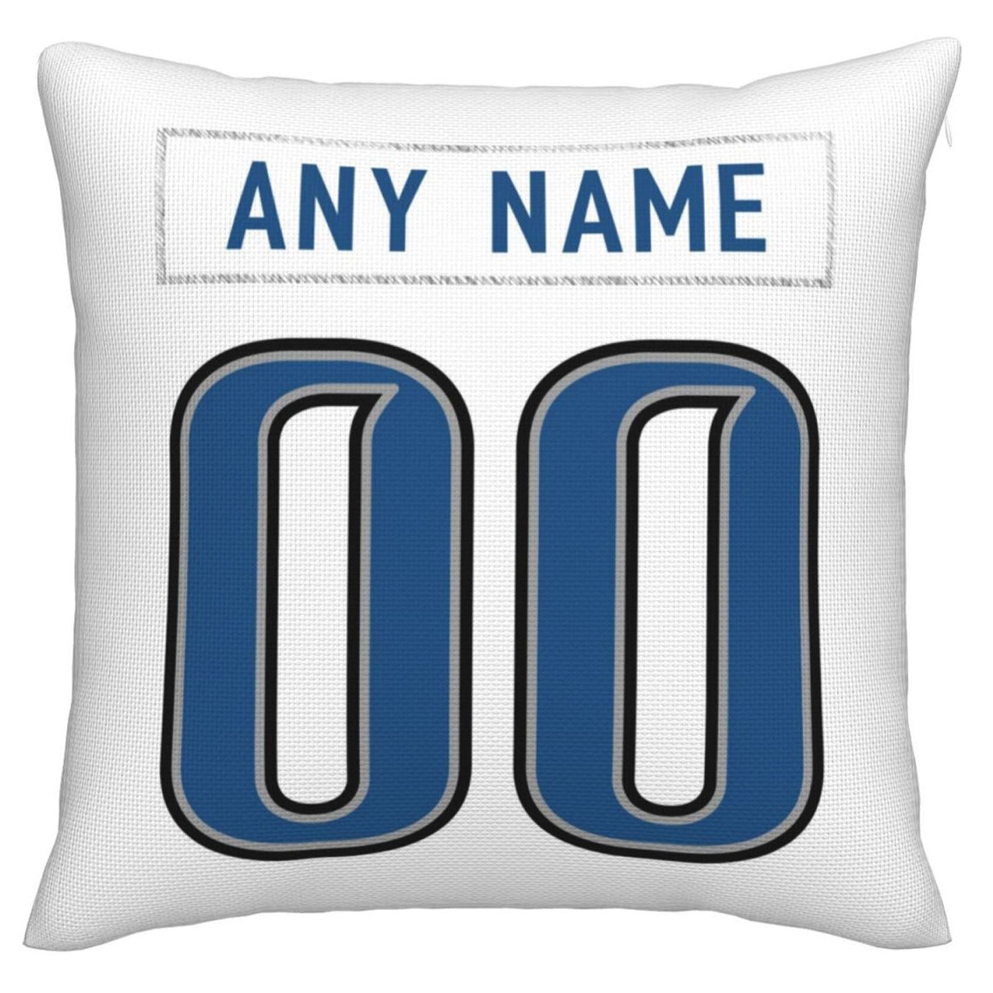 Custom Detroit Lions Pillow Decorative Throw Pillow Case - Print Personalized Football Team Fans Name & Number Birthday Gift Football Pillows