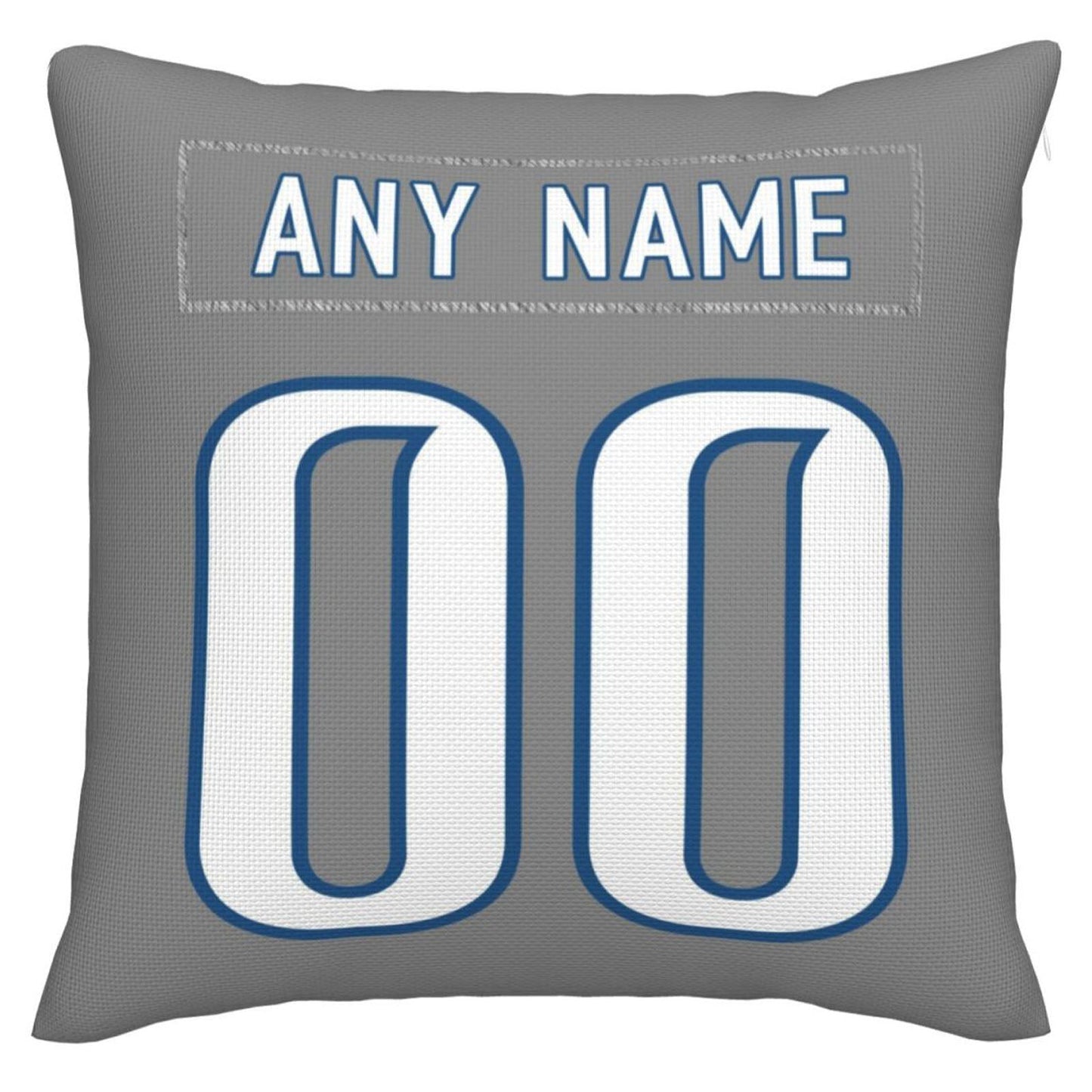 Custom Detroit Lions Pillow Decorative Throw Pillow Case - Print Personalized Football Team Fans Name & Number Birthday Gift Football Pillows