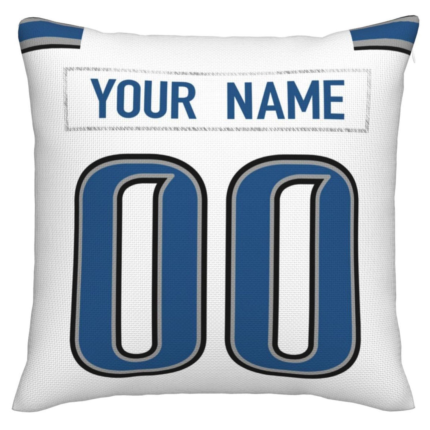 Custom Detroit Lions Pillow Decorative Throw Pillow Case - Print Personalized Football Team Fans Name & Number Birthday Gift Football Pillows