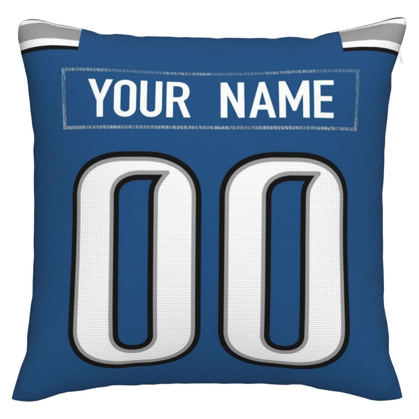 Custom Detroit Lions Pillow Decorative Throw Pillow Case - Print Personalized Football Team Fans Name & Number Birthday Gift Football Pillows