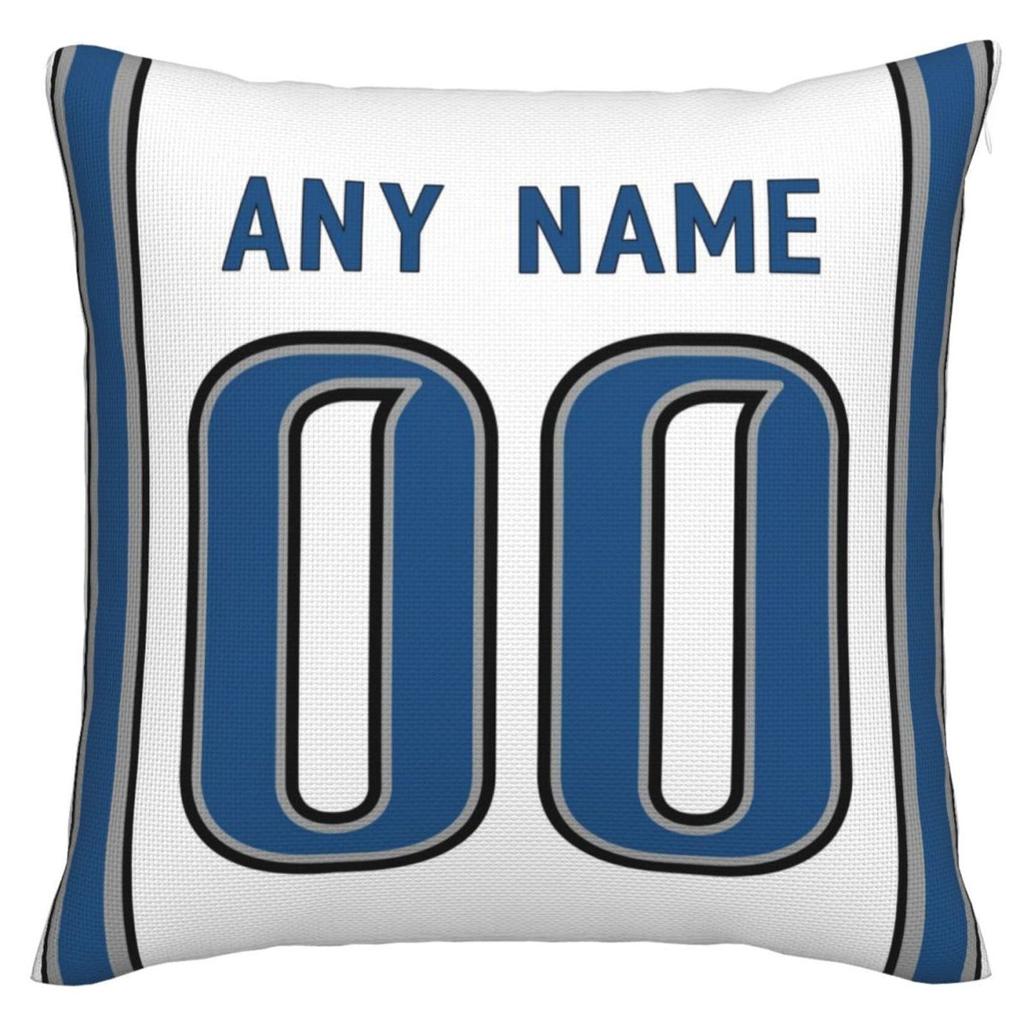 Custom Detroit Lions Pillow Decorative Throw Pillow Case - Print Personalized Football Team Fans Name & Number Birthday Gift Football Pillows