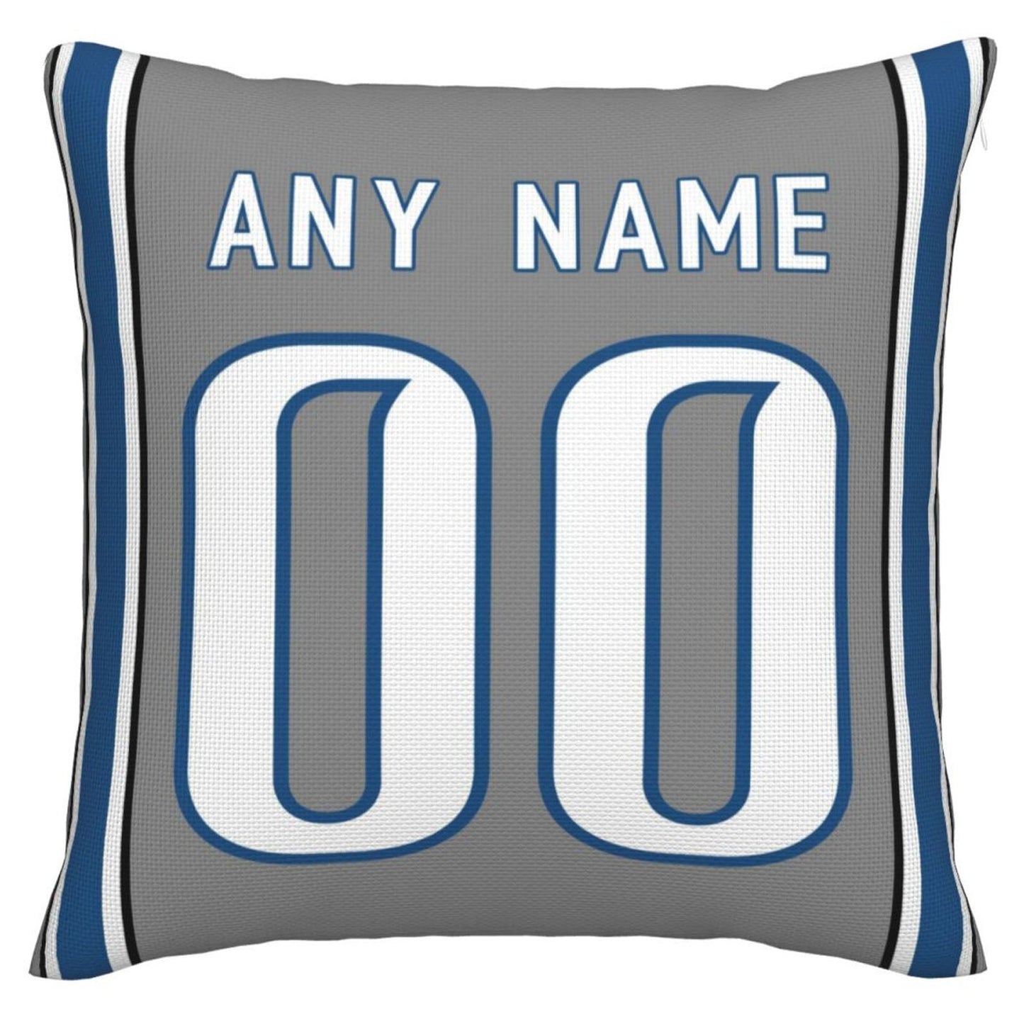 Custom Detroit Lions Pillow Decorative Throw Pillow Case - Print Personalized Football Team Fans Name & Number Birthday Gift Football Pillows