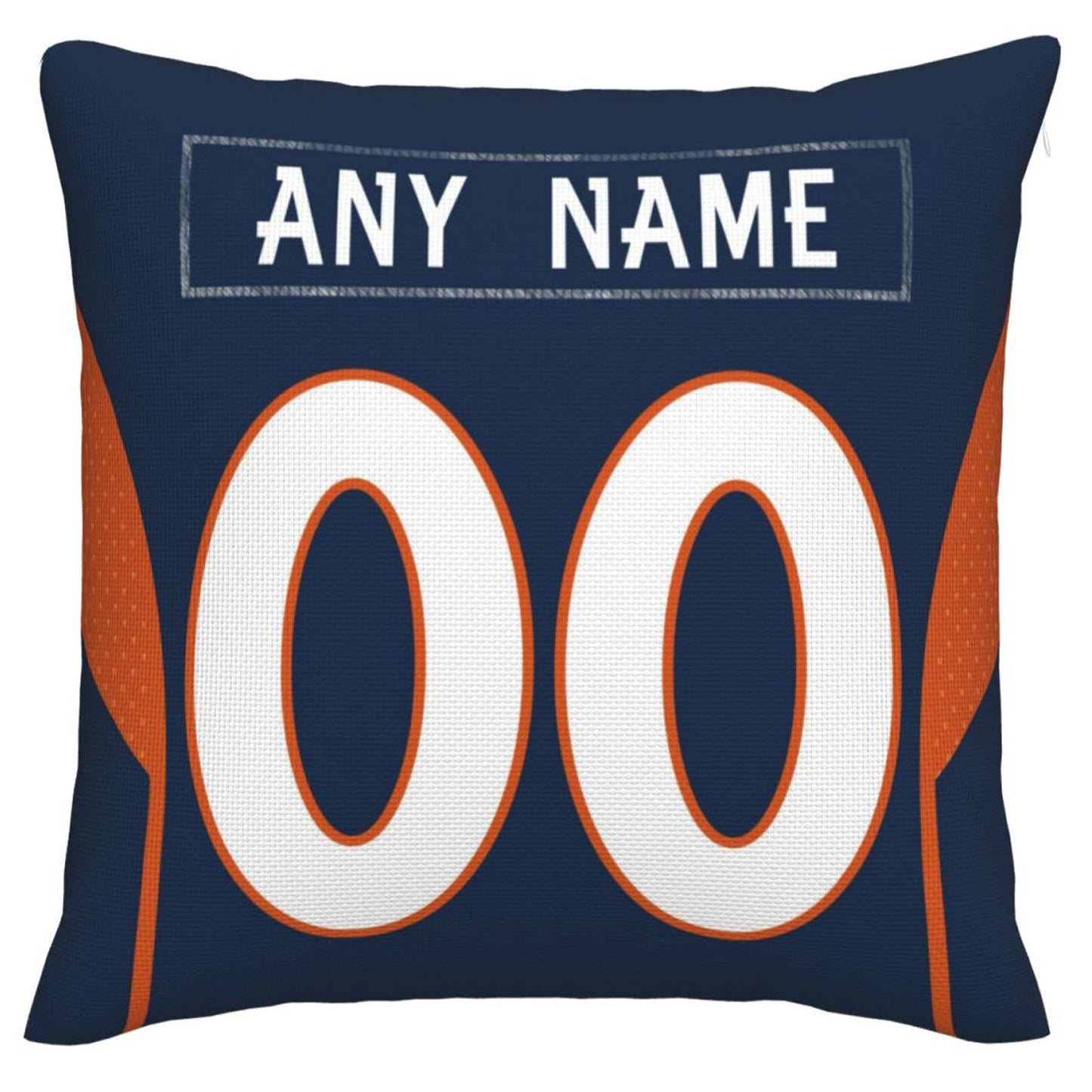 Custom Denver Broncos Pillow Decorative Throw Pillow Case - Print Personalized Football Team Fans Name & Number Birthday Gift Football Pillows